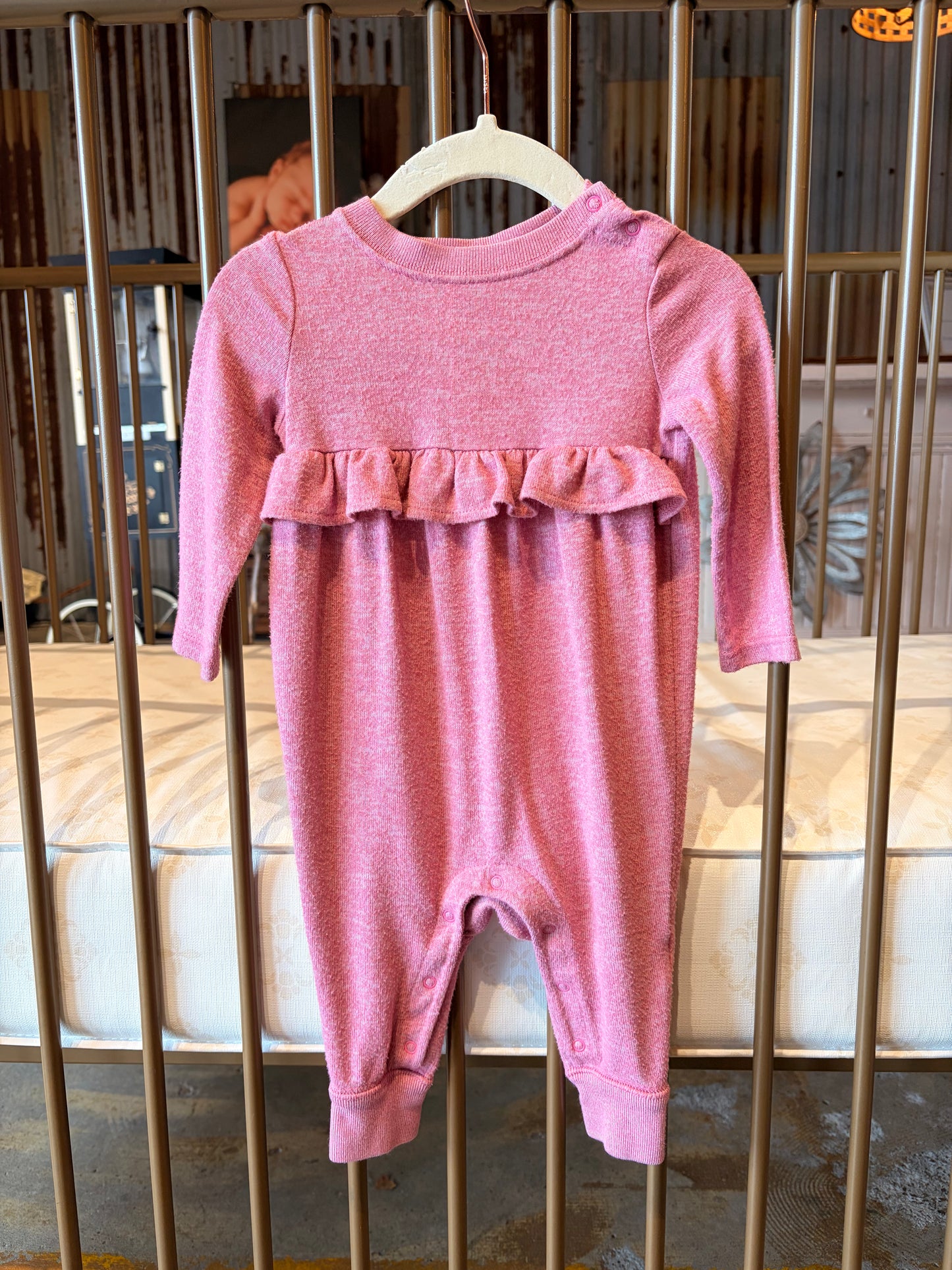 Baby Cat & Jack Dark Pink Jumpsuit
