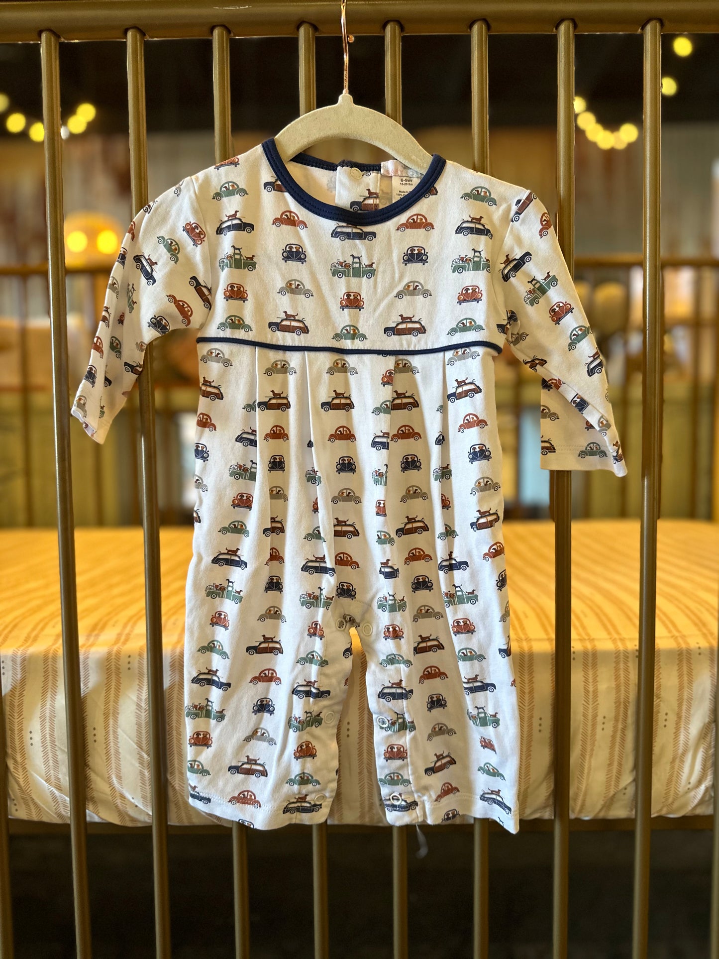 Baby Loren Dogs & Cars Jumpsuit