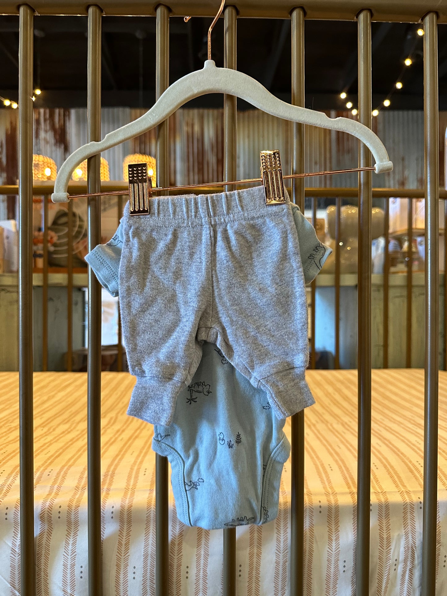 Carter's Blue Dino World 2-piece Outfit