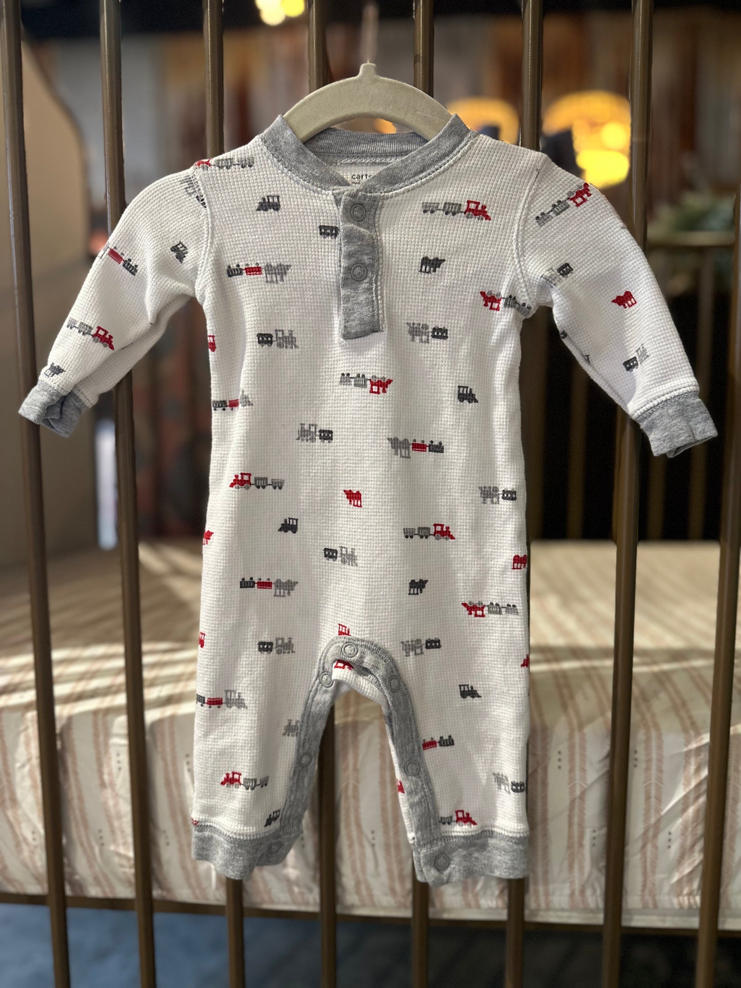 Carter's Choo-Choo Train Jumpsuit