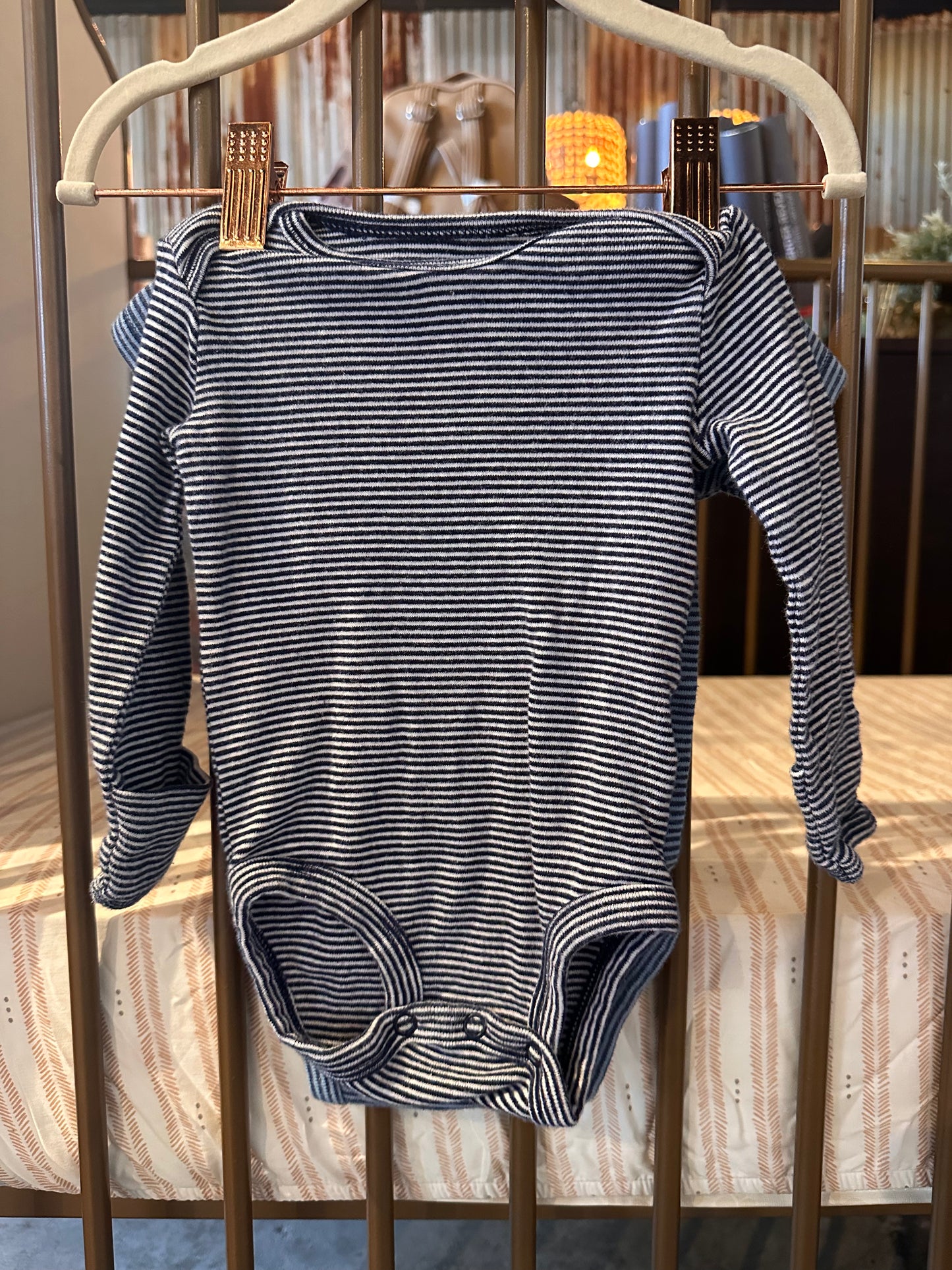 Carter's Navy & Blue 2-piece Onesies