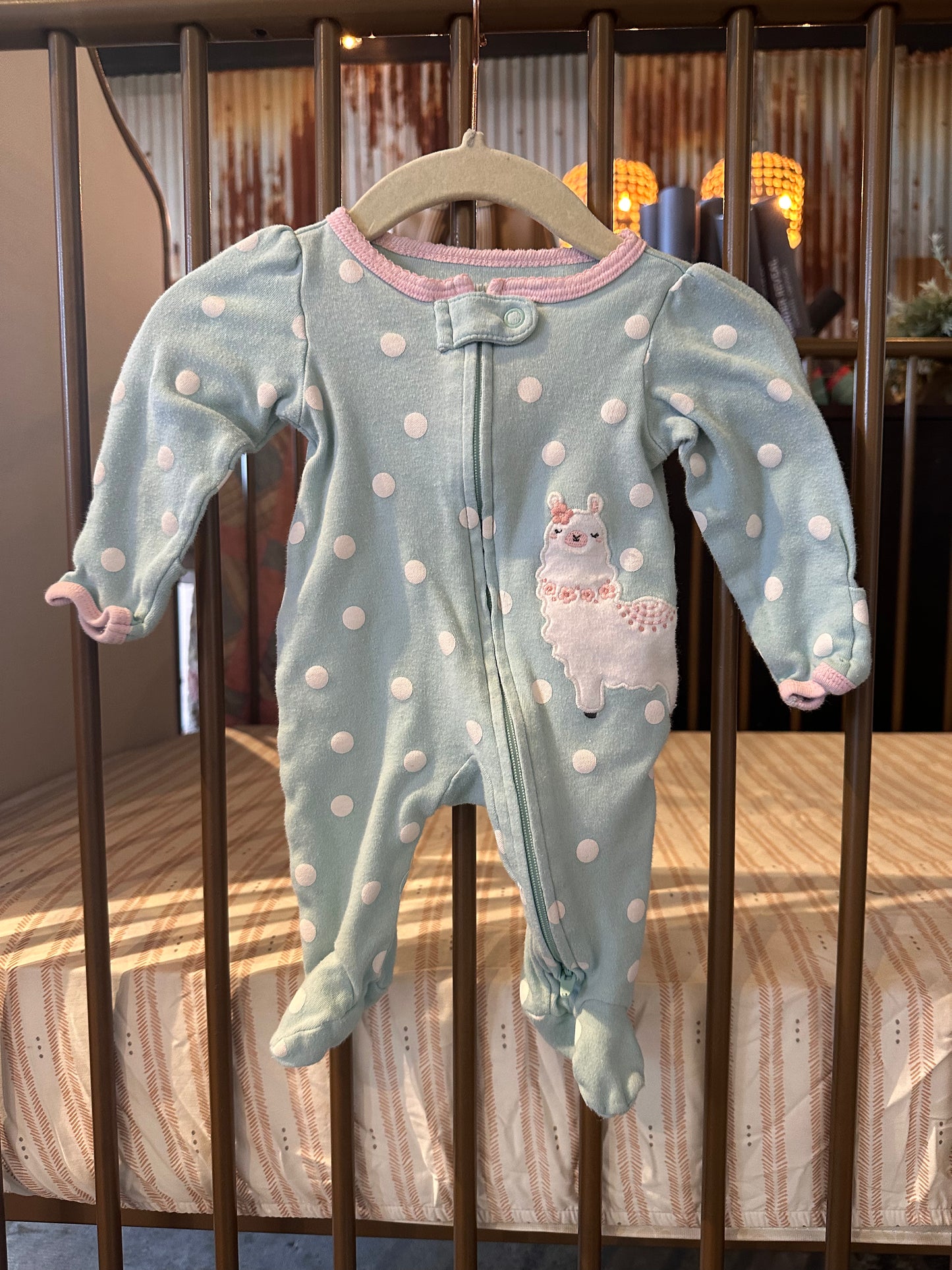 Carter's Pink & Blue Llama Sleeper