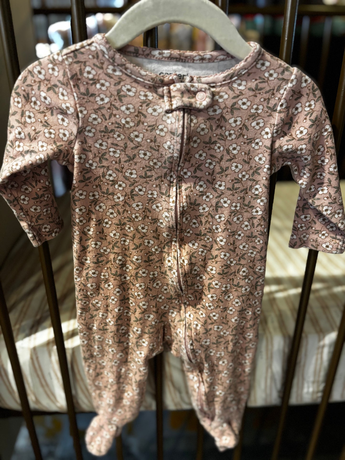 Carter's Pink Floral Sleeper