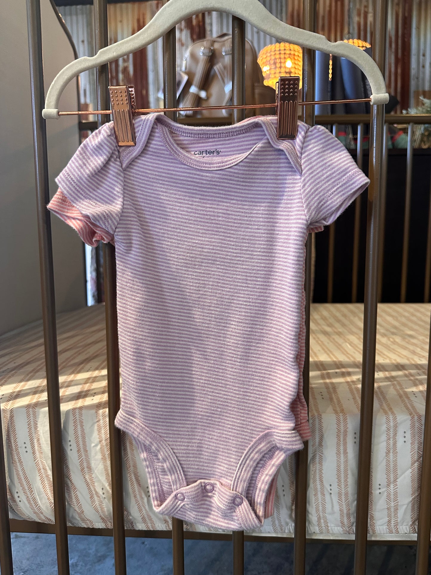 Carter's Pink & Purple 2-piece Onesies