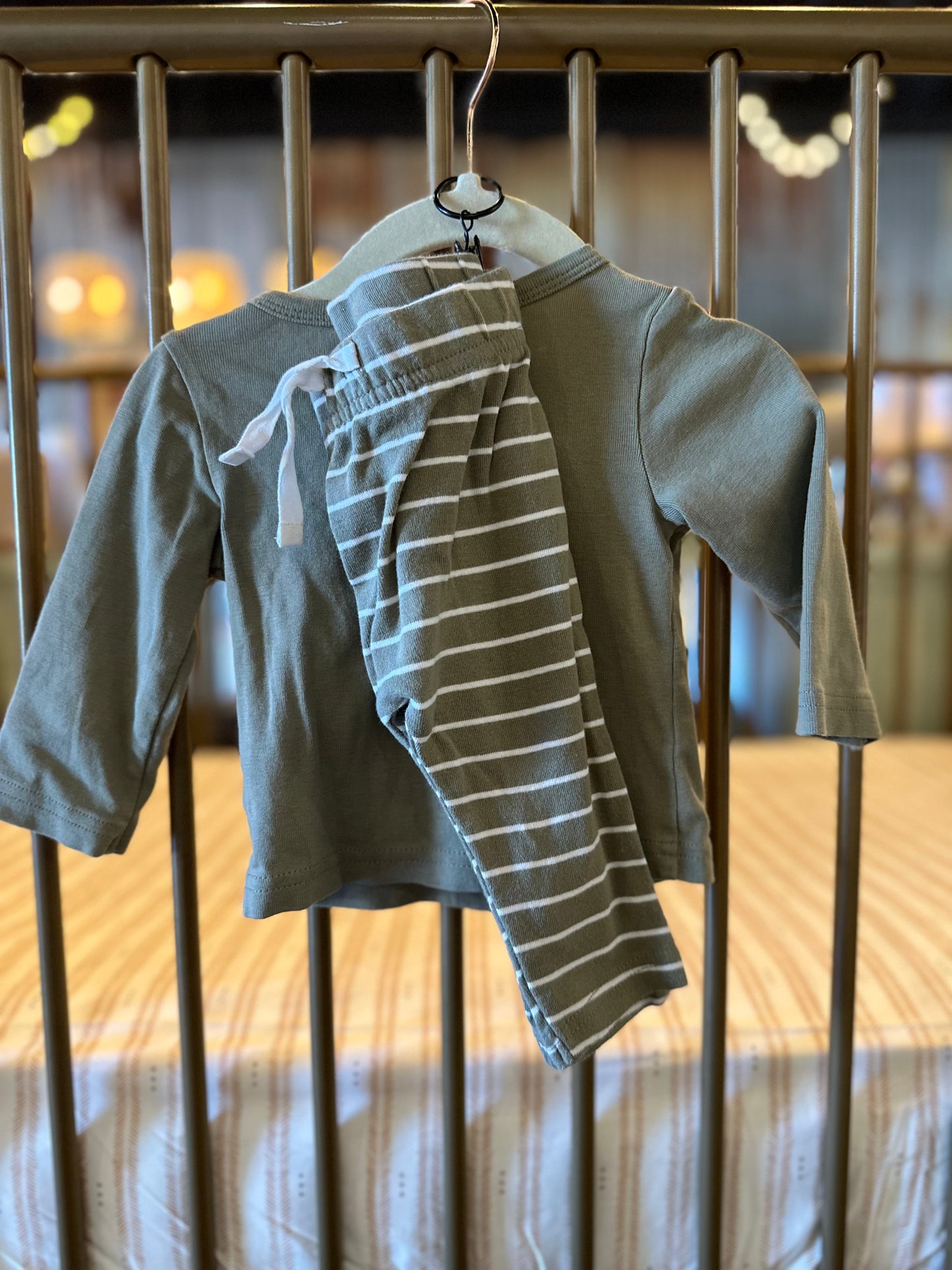 Carter's Sage Green 2-piece Set