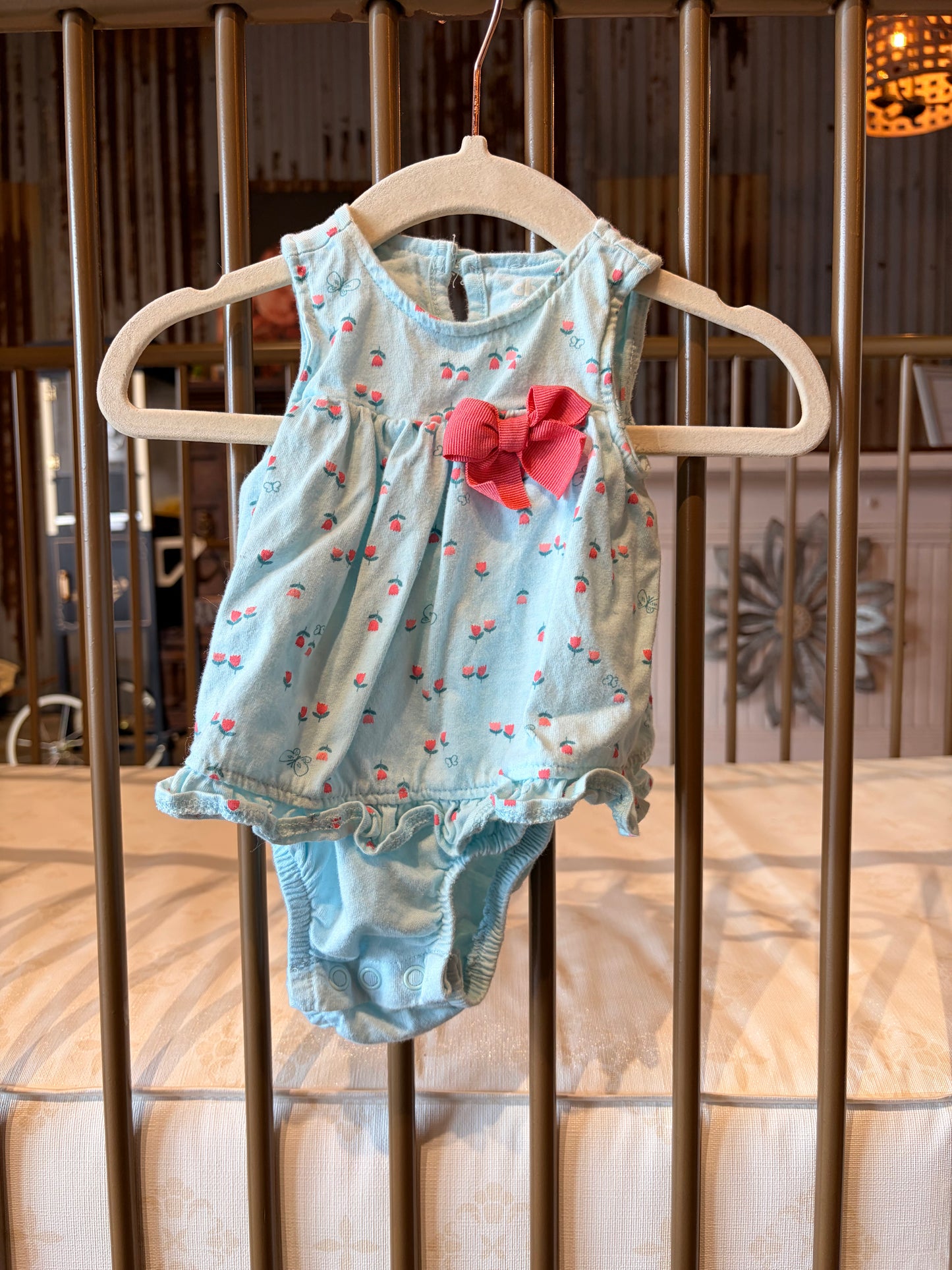 Carter's Tulips in Blue Dress