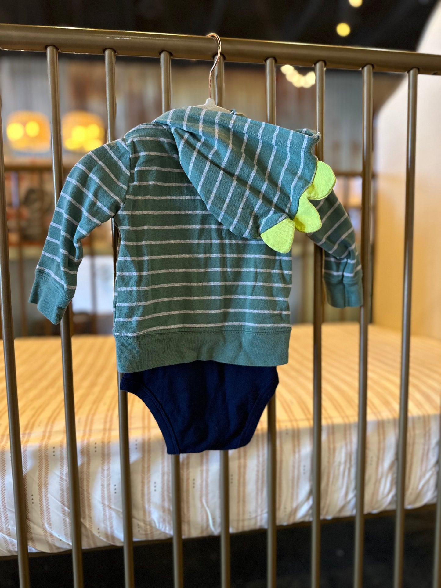 Child Of Mine "Mighty Cute" Dino 2-piece Outfit