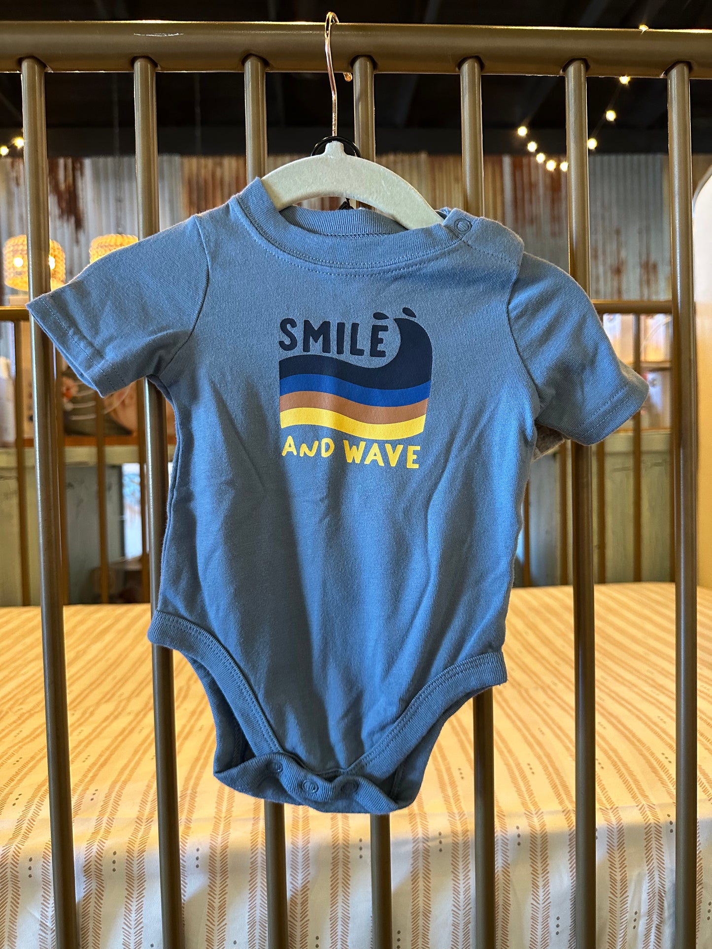 Garanimals "Smile & Wave" Blue 2-piece Outfit