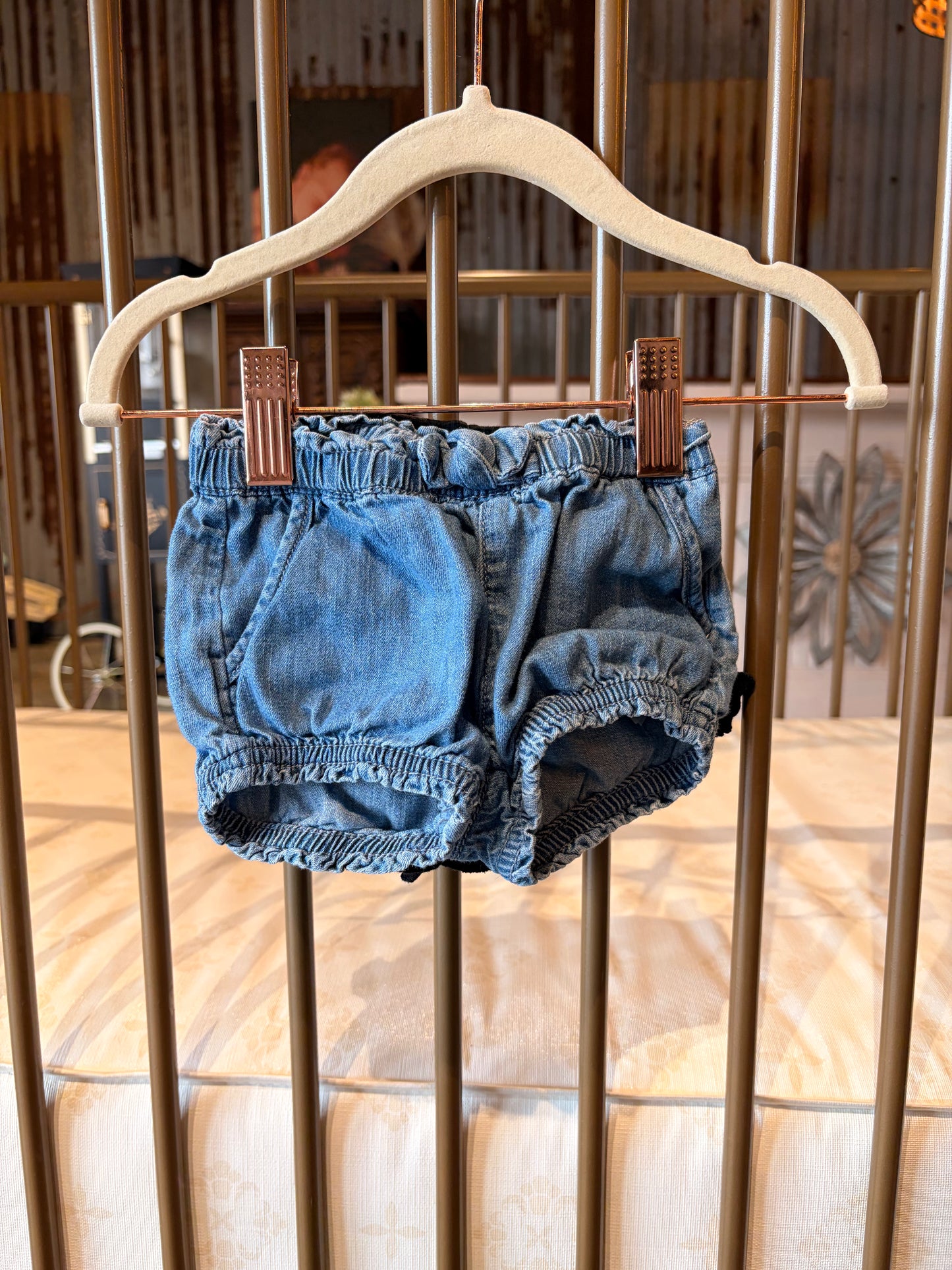 Garanimals X Gap Black & Blue Jean Shorts