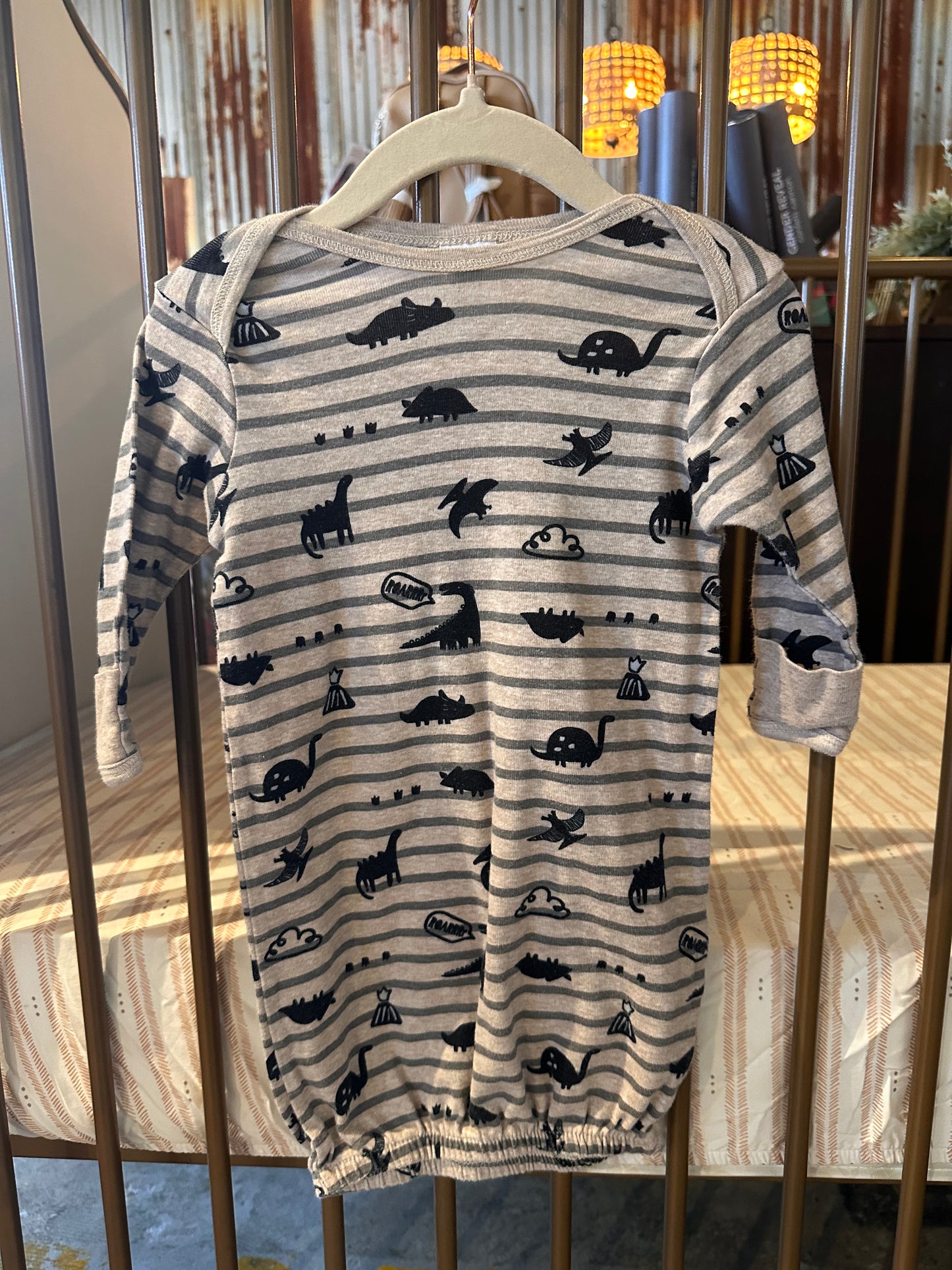 Gerber Light brown Dino Gown