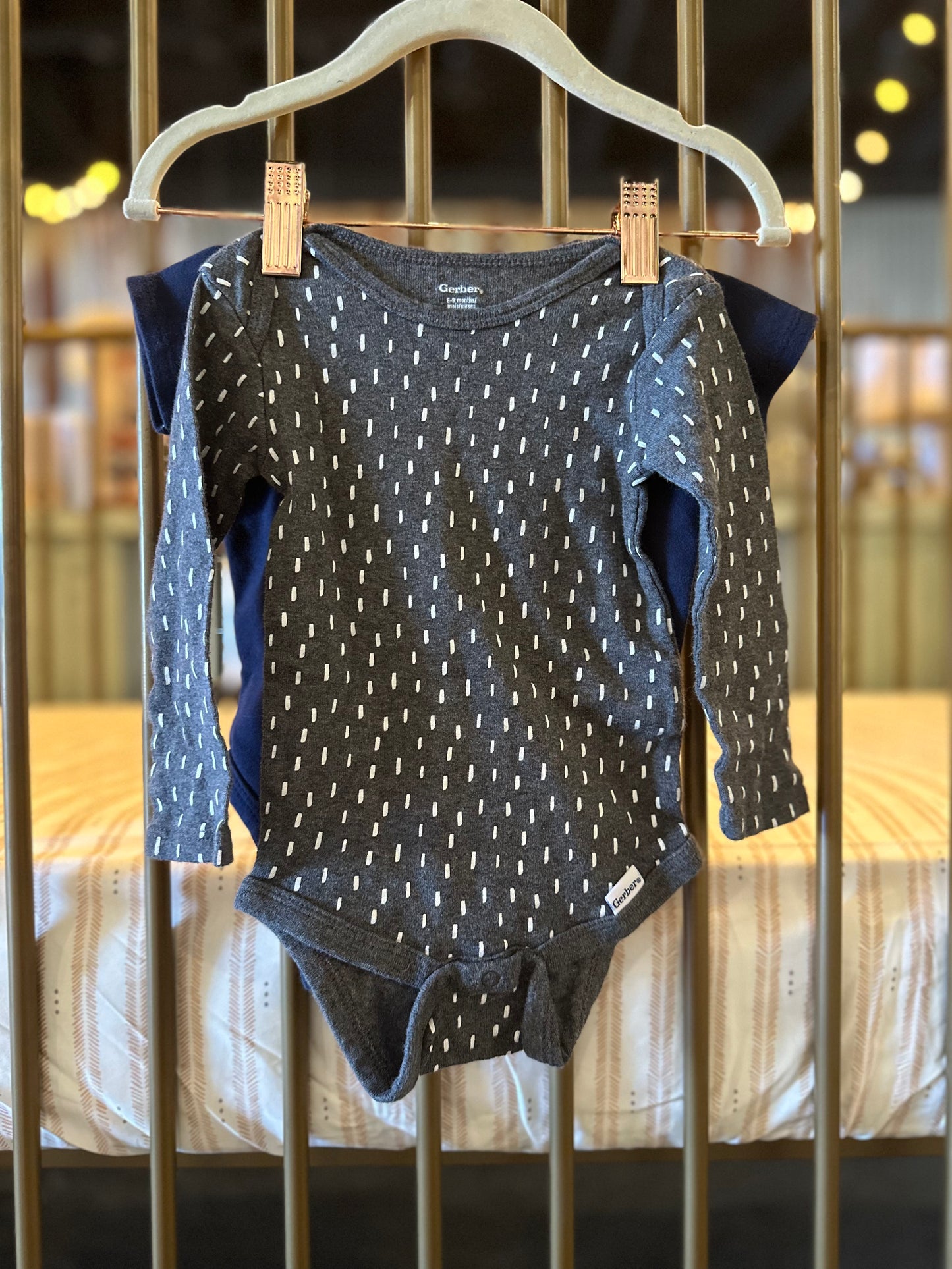 HB X Gerber Navy Moose 2-piece Onesie