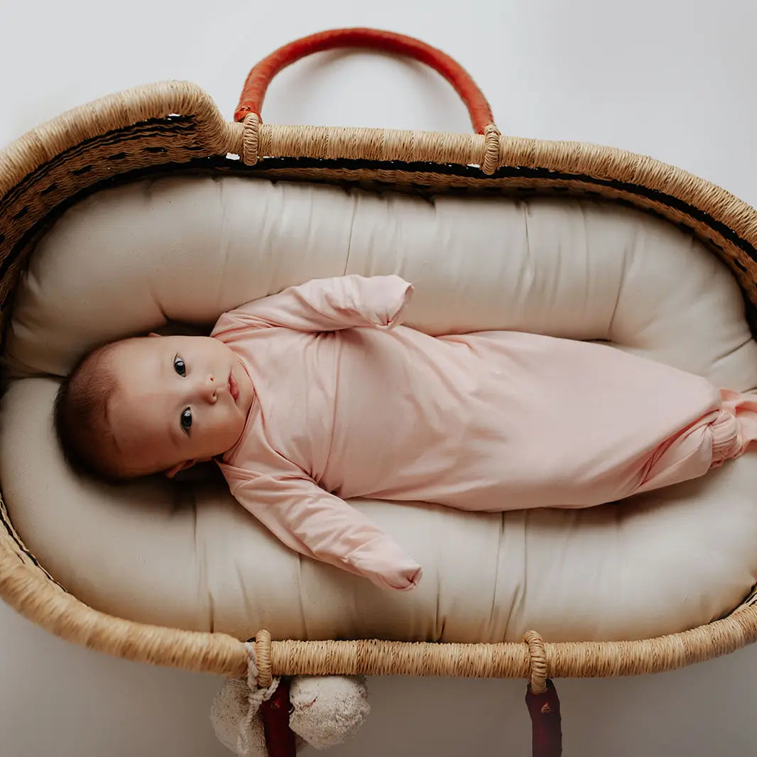 Heavenly Pink Knotted Gown & Bow