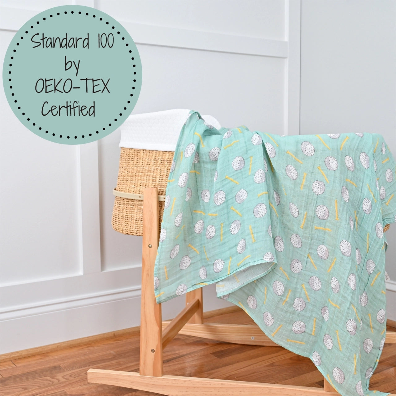 Hole In One Baby Muslin Swaddle