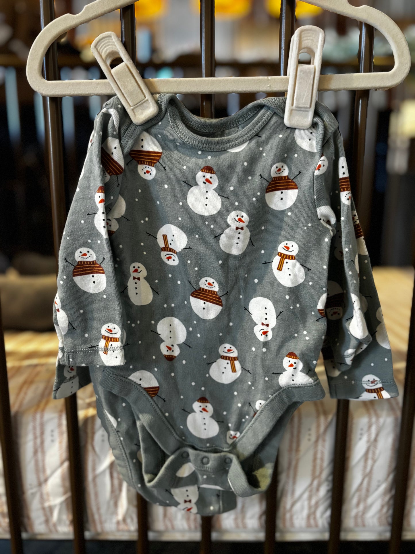 Old Navy Snowman Onesie Set