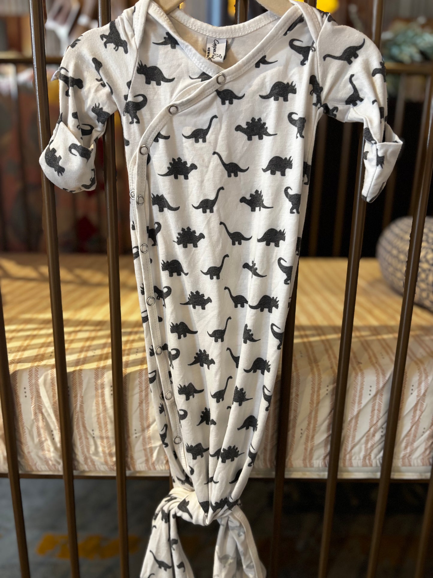 Copper Pearl Dino Knotted Gown