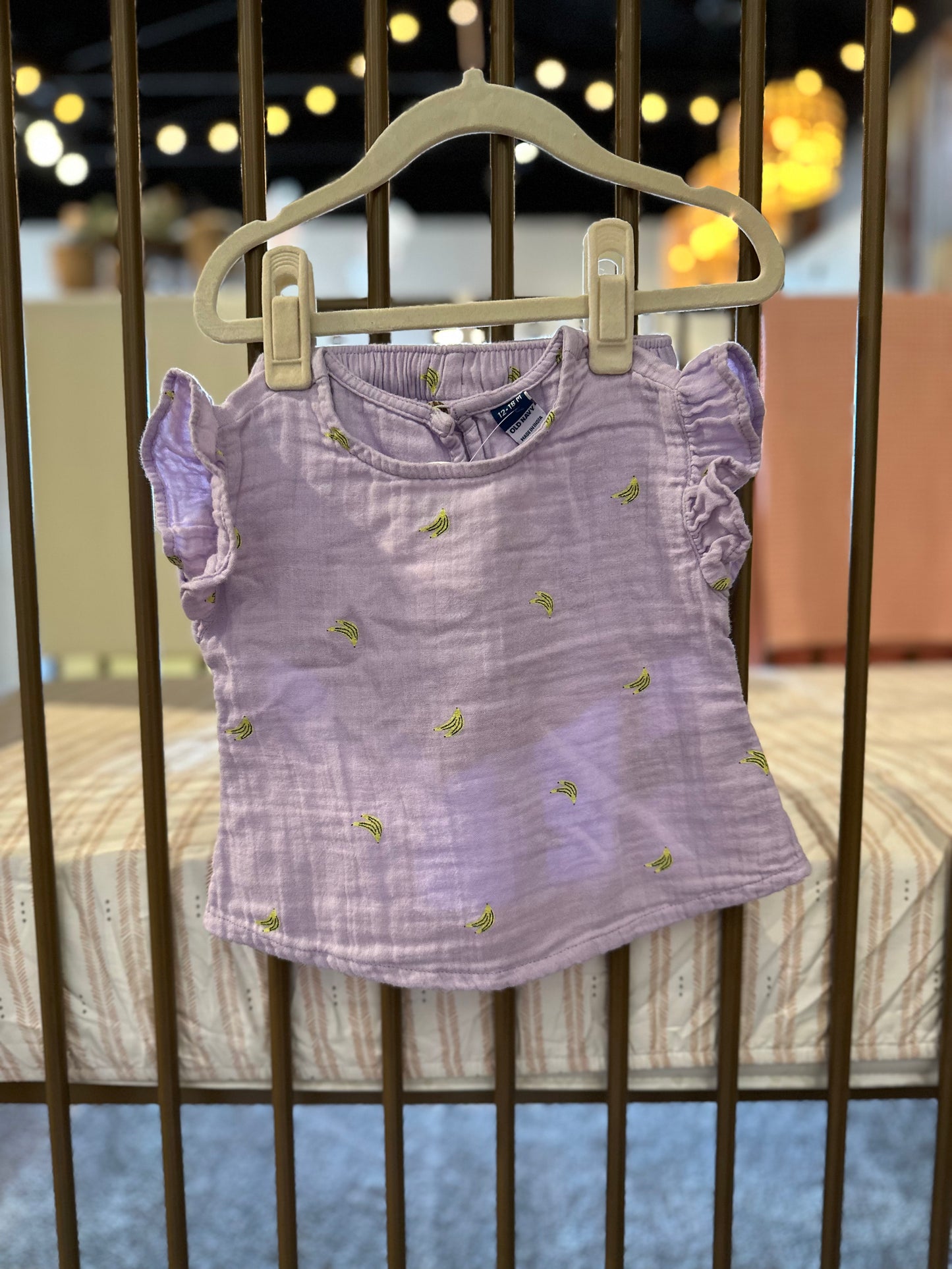 Old Navy Bananas In Purple 2-Piece Outfit