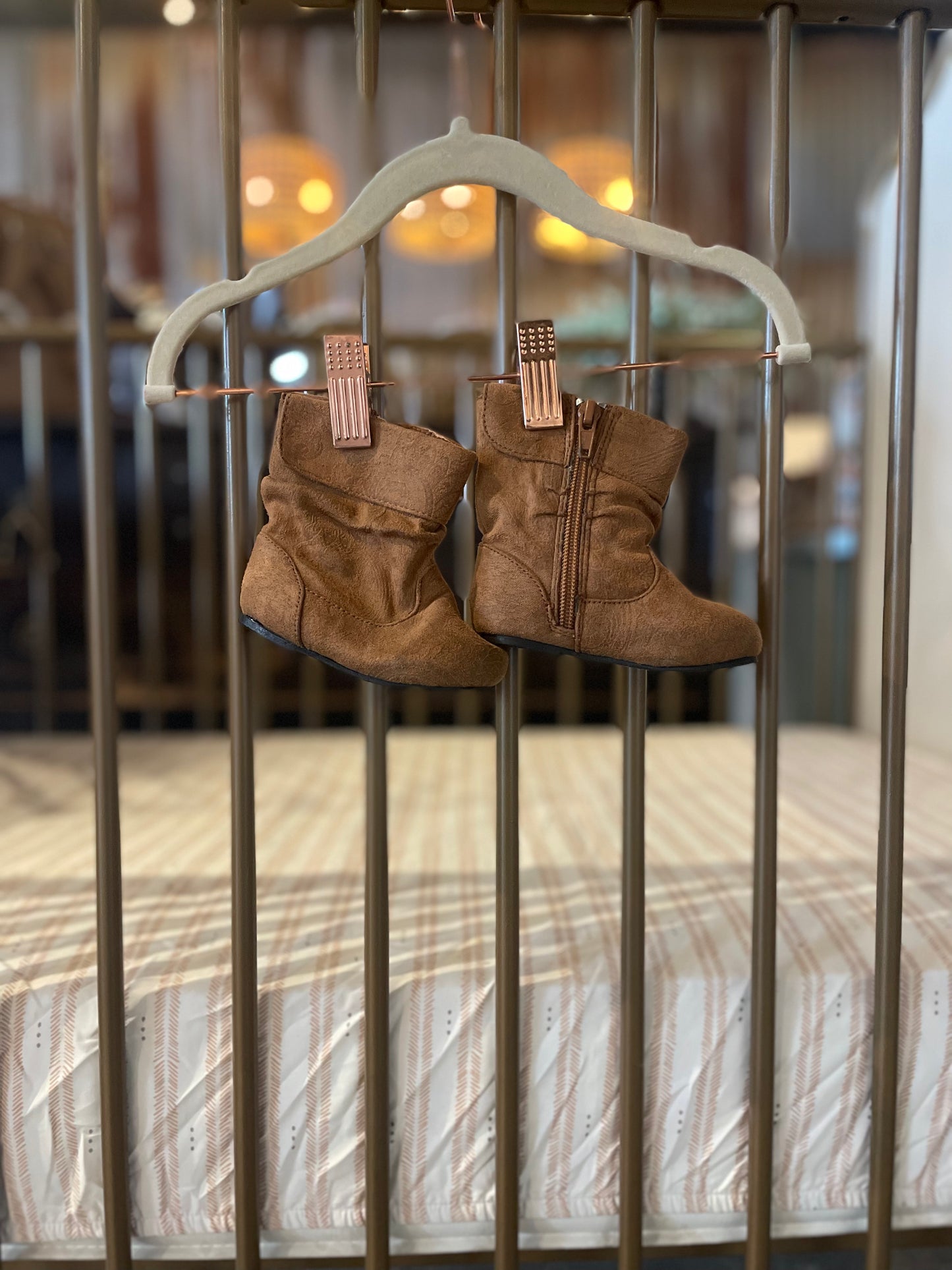 Brown Just 4 U Baby Boots