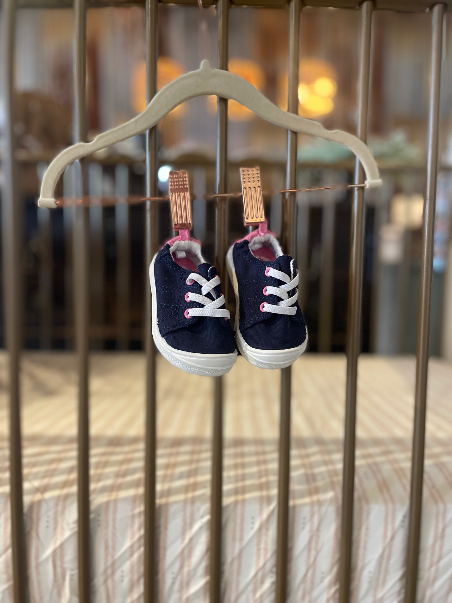 Wonder Nation Navy And Pink Shoes