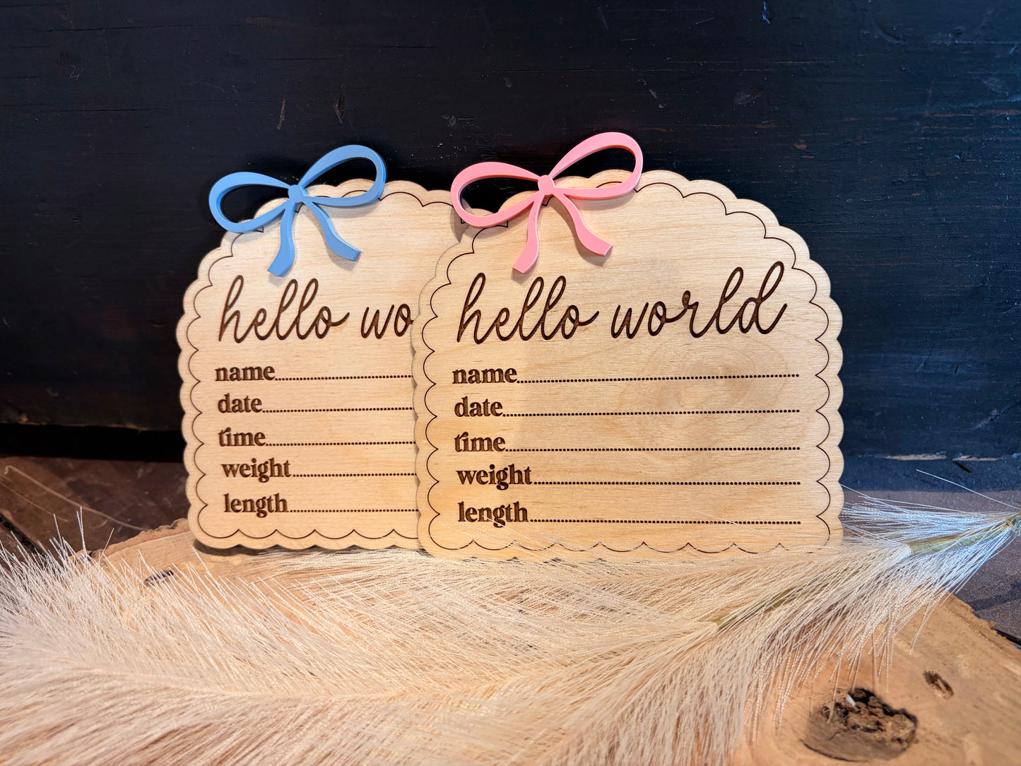 Hello World Birth Stat Sign