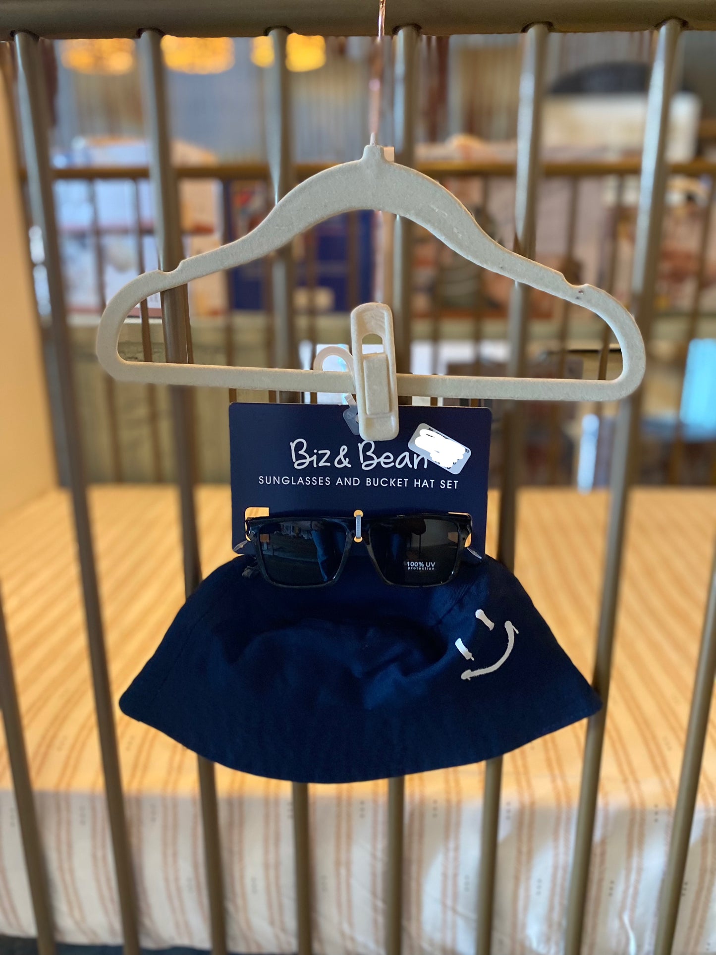 Biz & Bean Sunglass And Bucket Hat Set