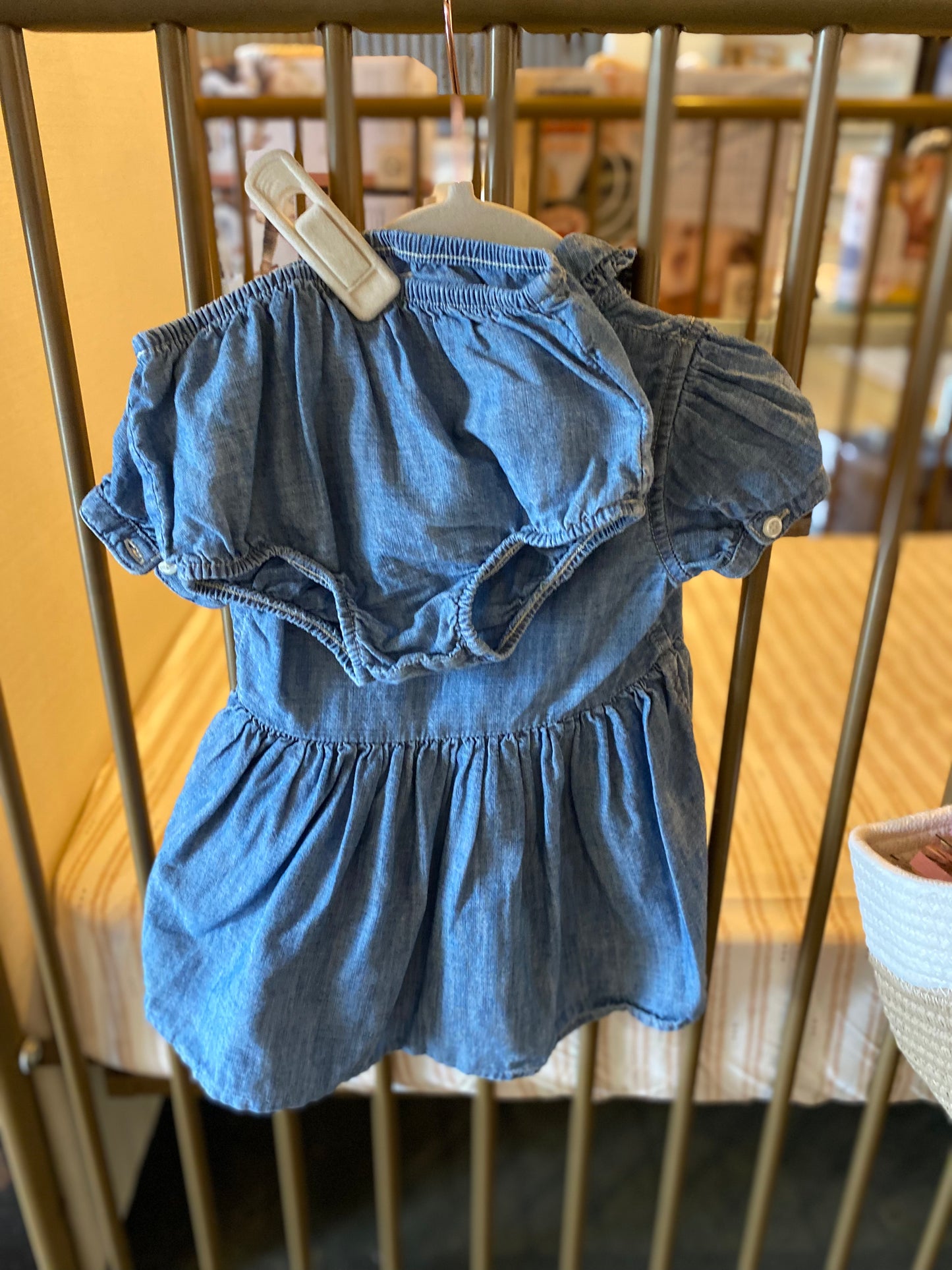 Ralph Lauren Denim Dress With Bloomers