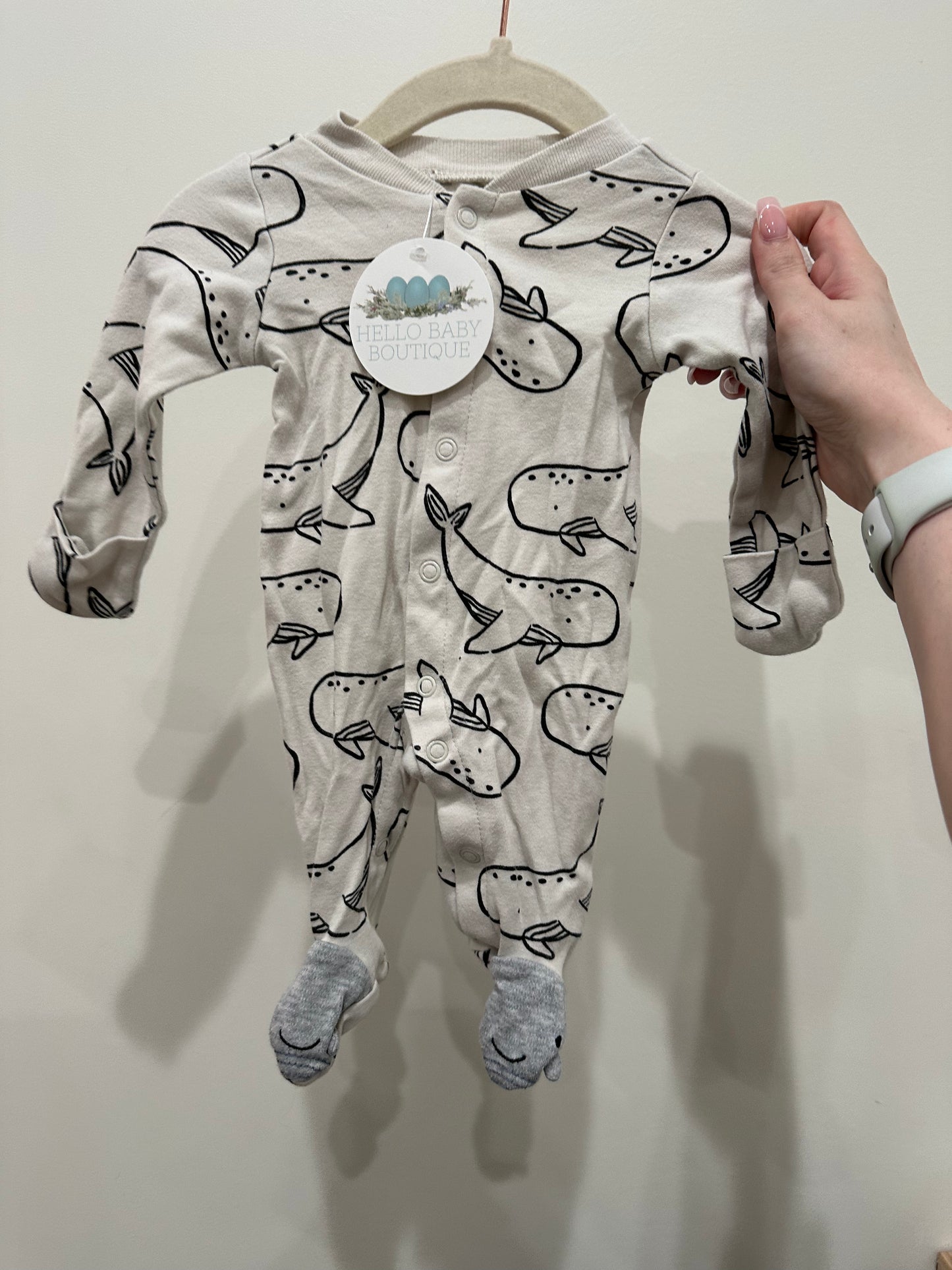 Carter's Whale Button Outfit