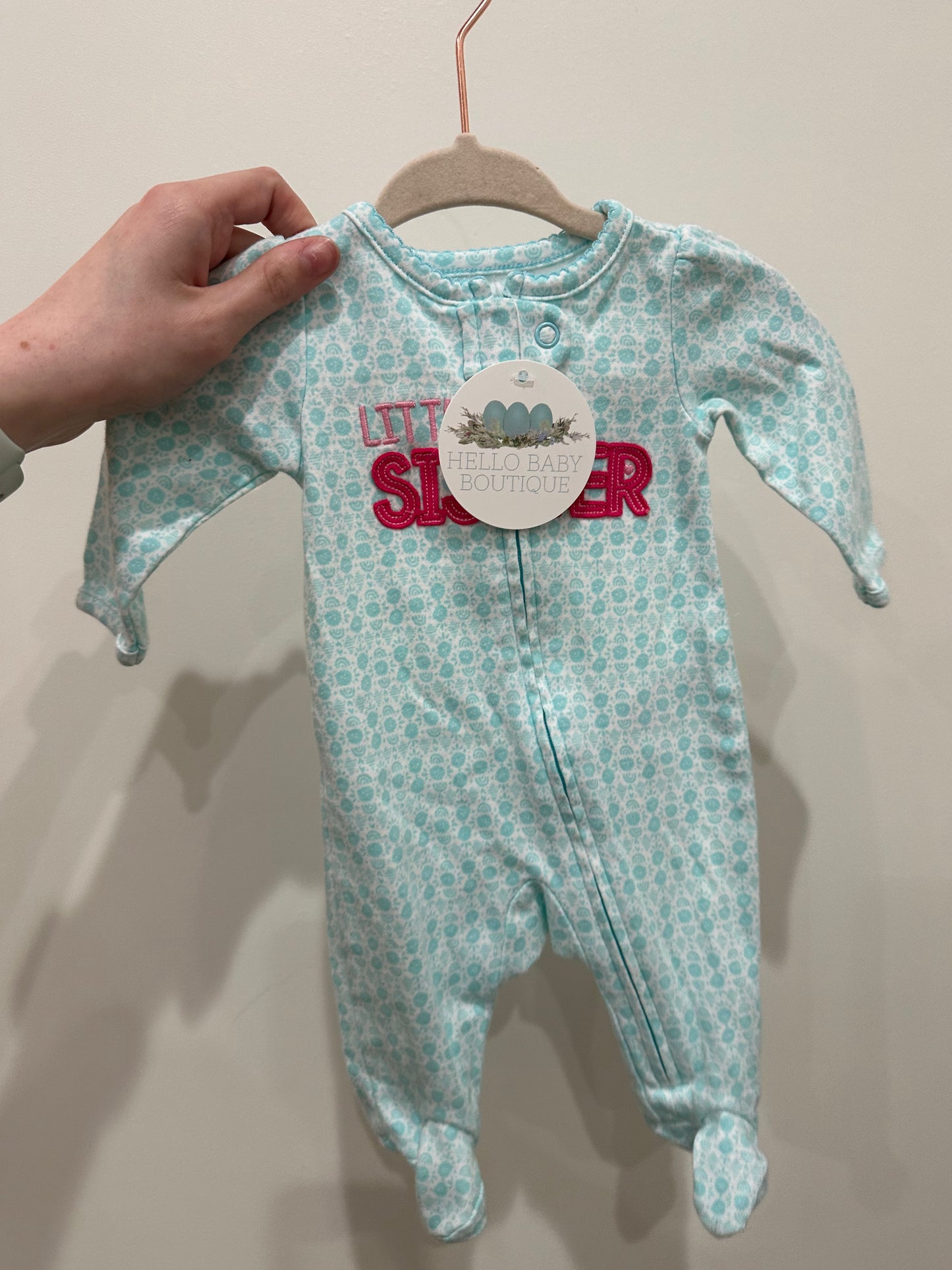 Carter's Blue & Pink Little Sister Sleeper