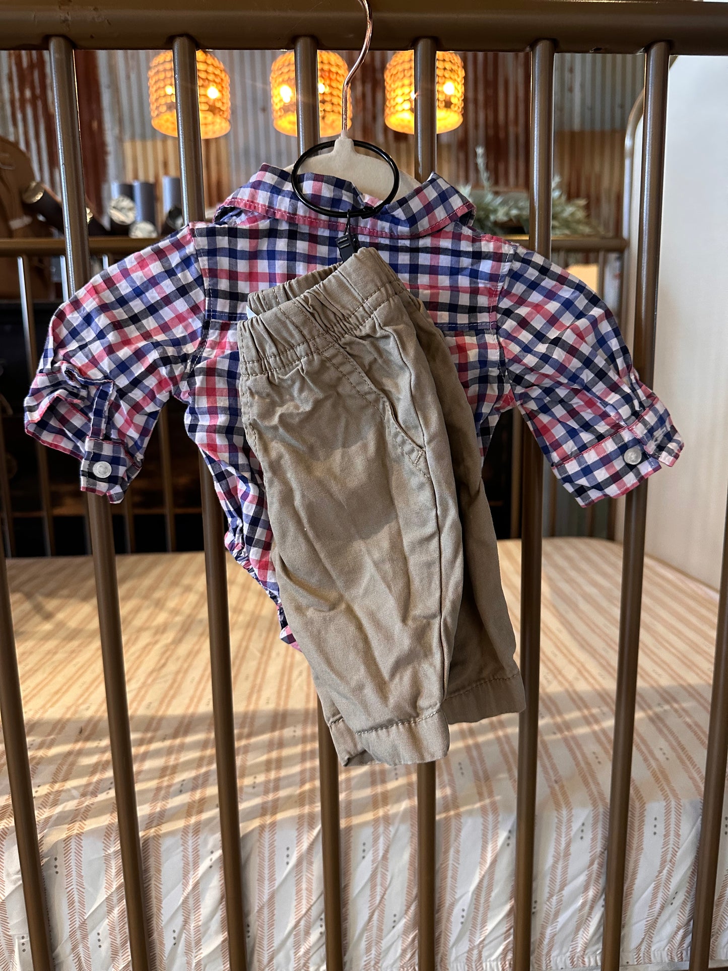 Janie & Jack X Carter's Dress Shirt & Pants