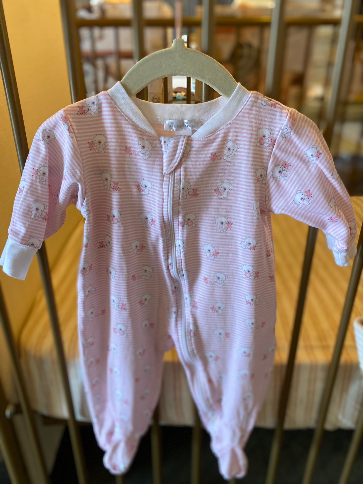 Kissy Kissy Pink Playful Bear Sleeper