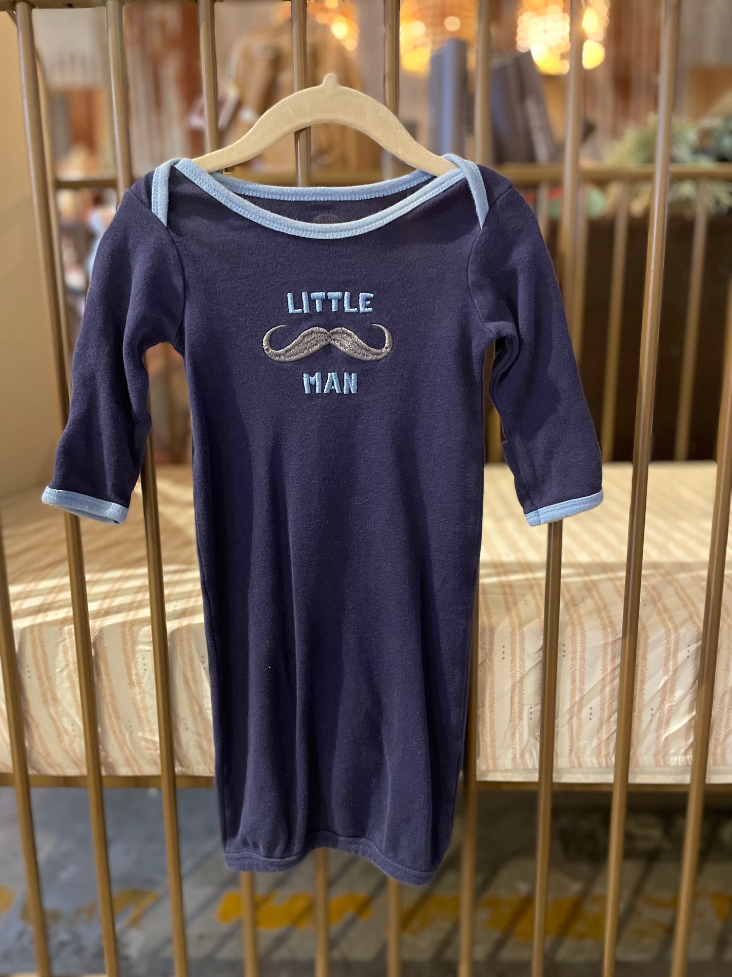 Little Mustache Man Gown