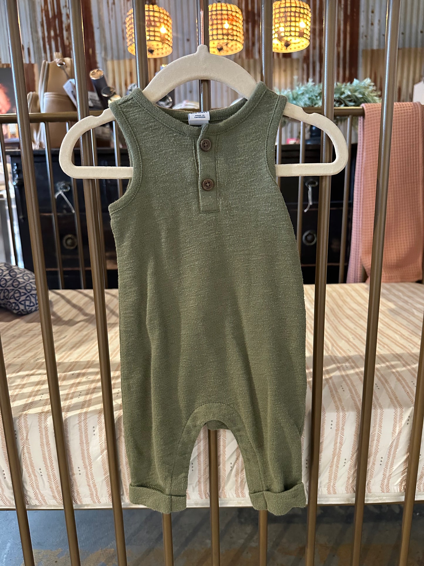 Old Navy Olive Green Jumpsuit