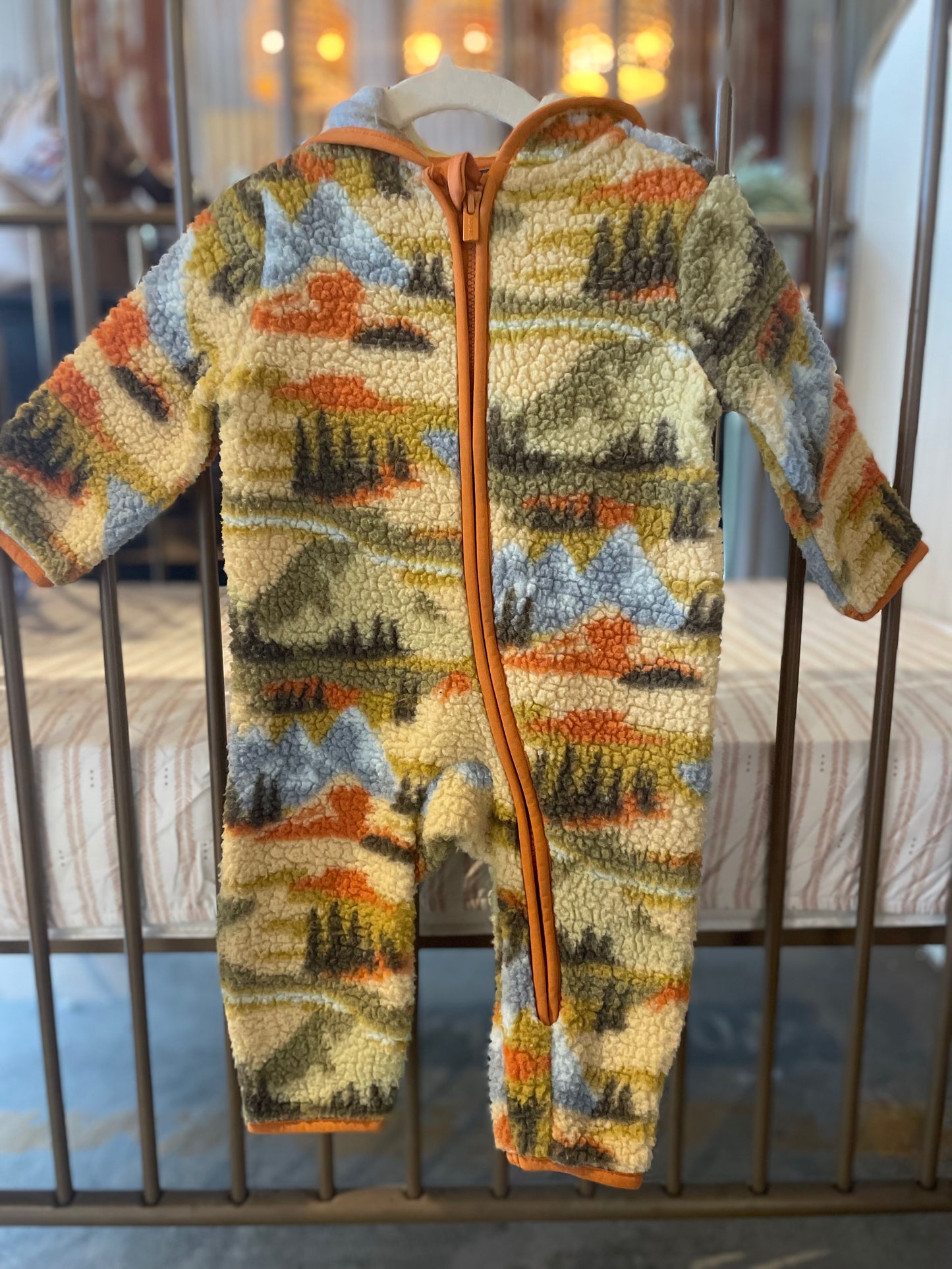 Old Navy Outdoor Scene Sherpa One Piece