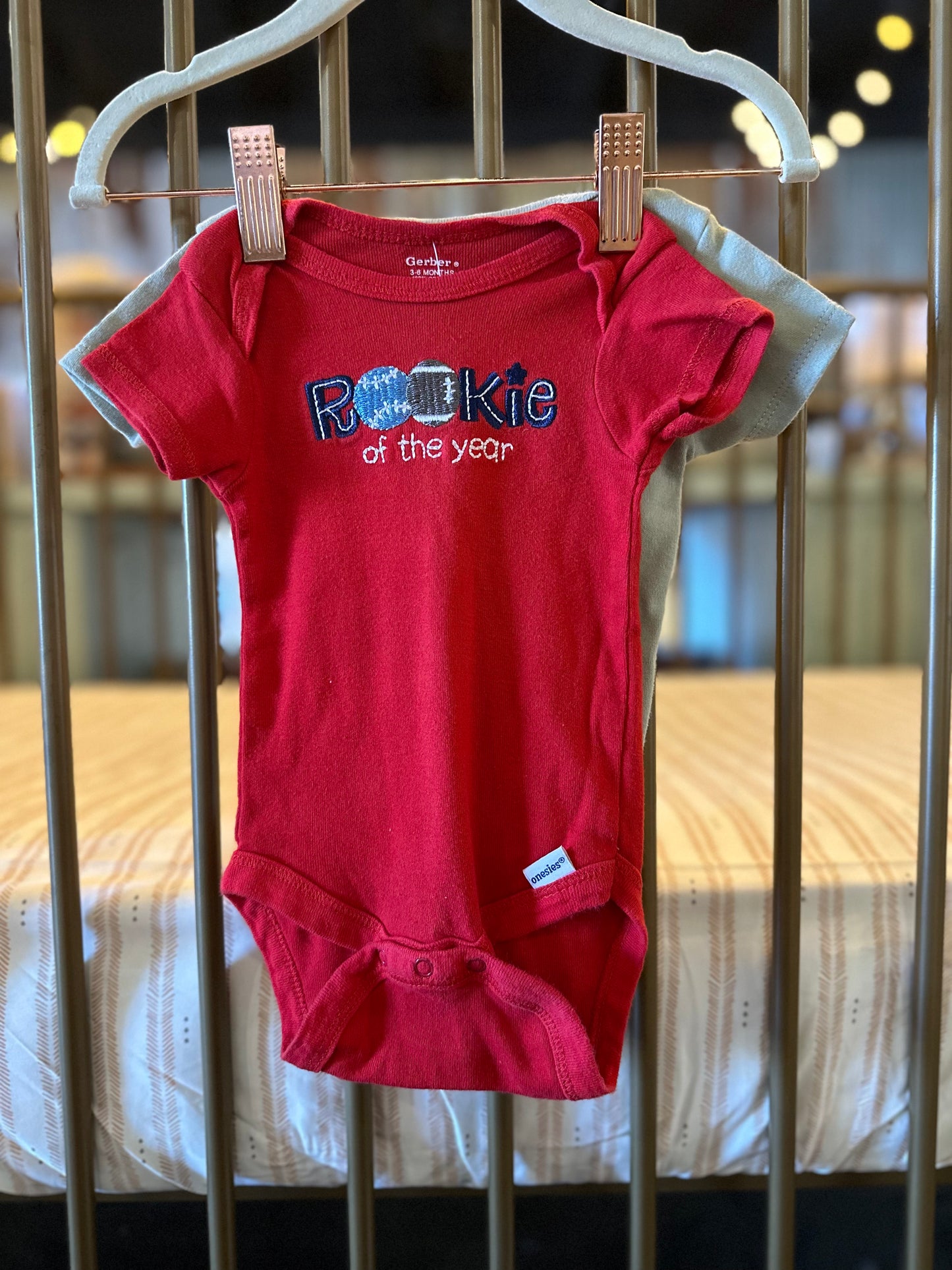 "Rookie Of The Year" Baseball & Football Onesies