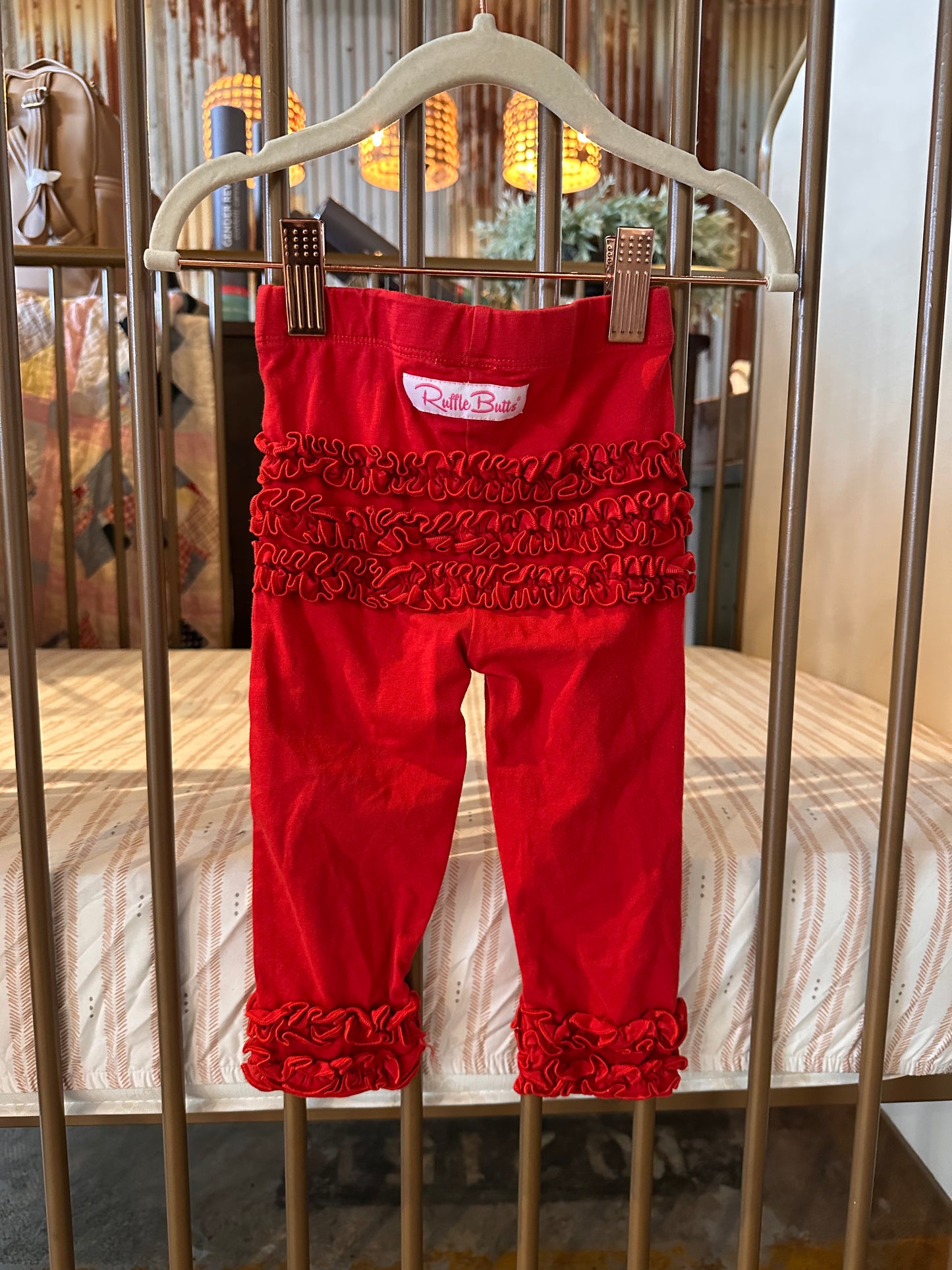 Ruffle Butts Red Ruffle Pants