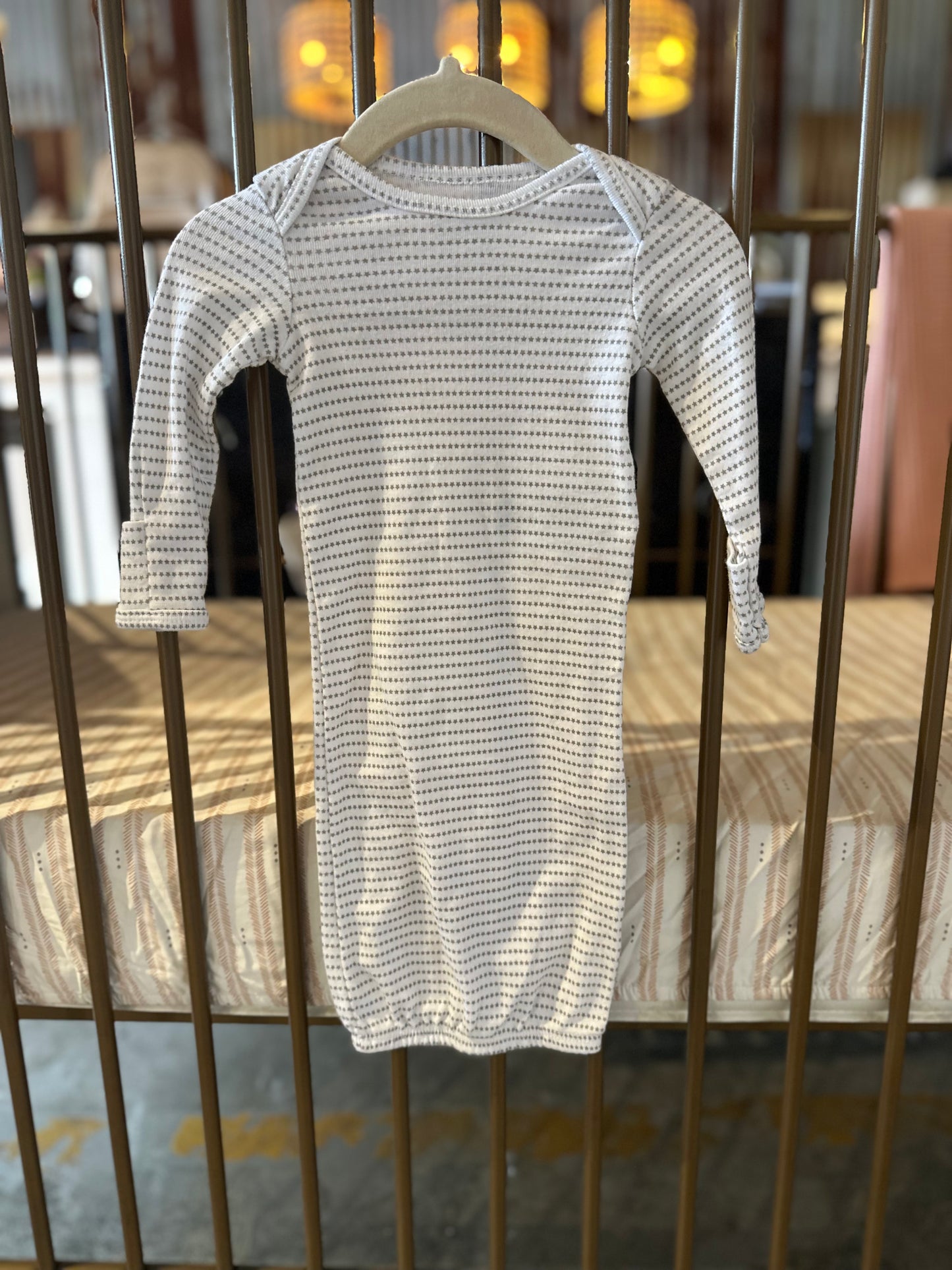 Simple Joys Gray Stars Gown