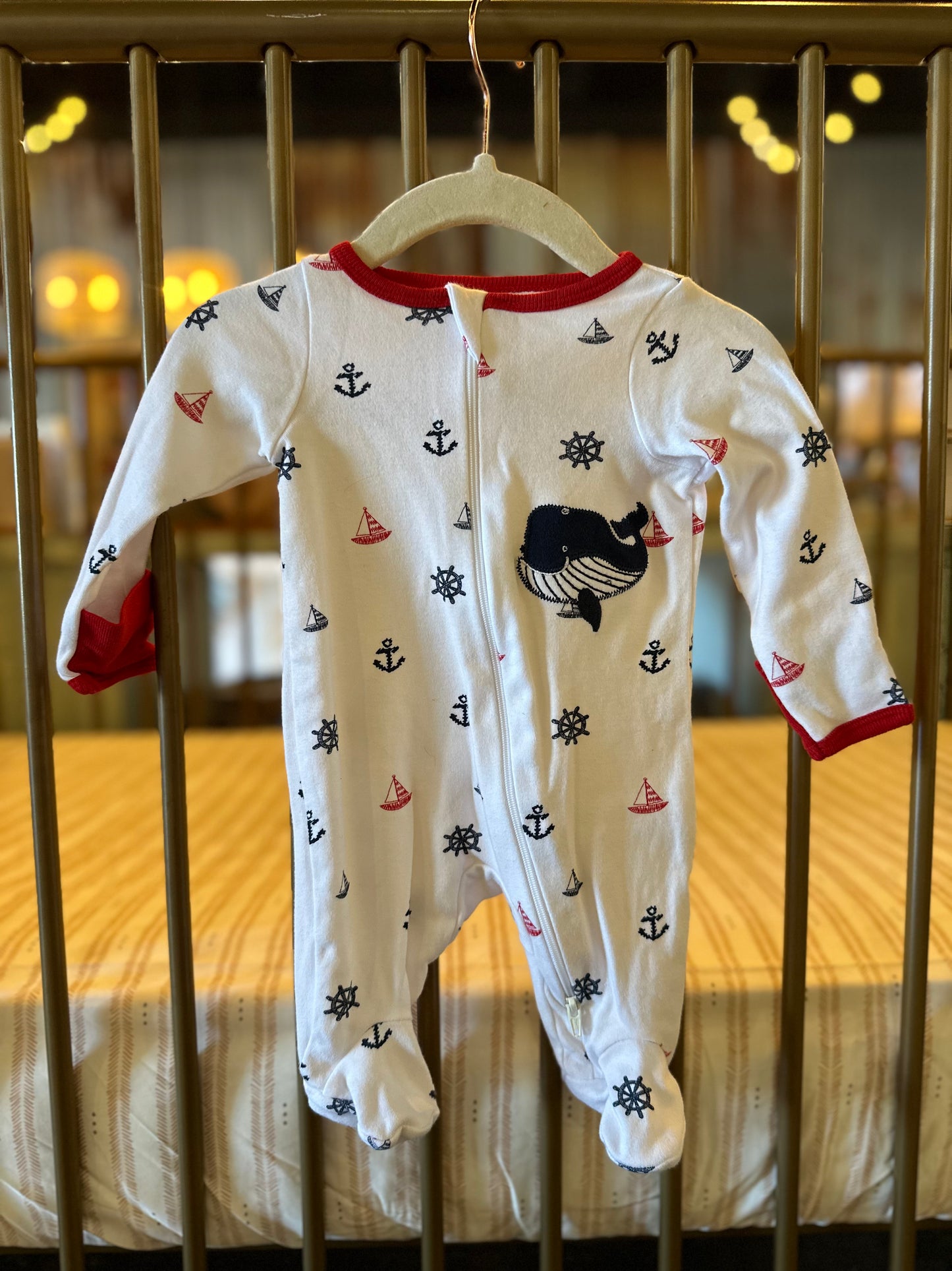 Wonder Nation Sea & Whales Outfit KC