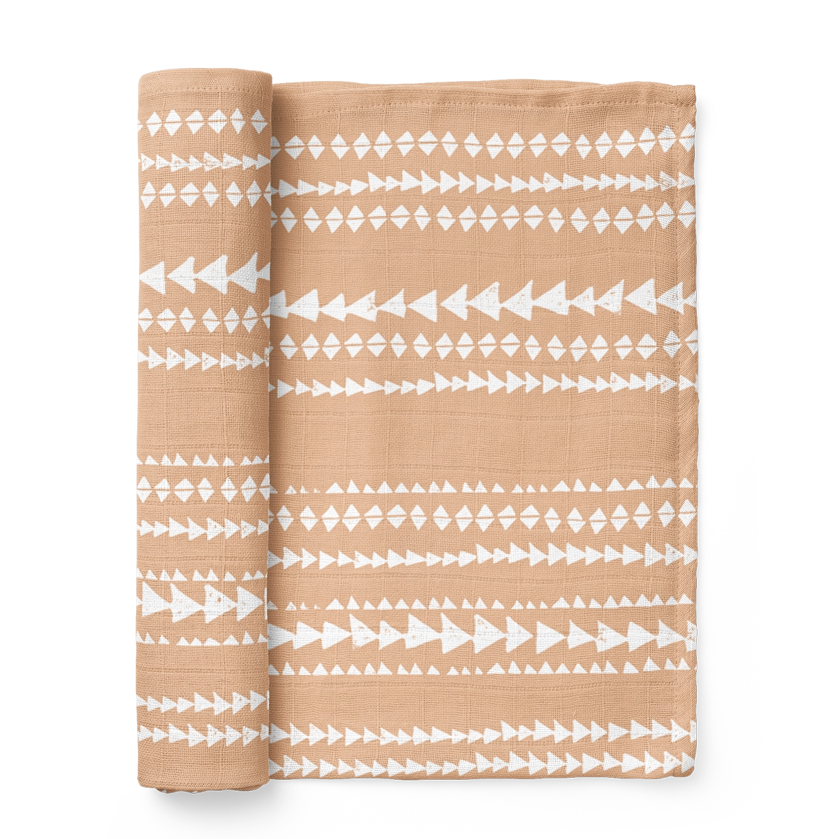 Apricot Muslin Swaddle