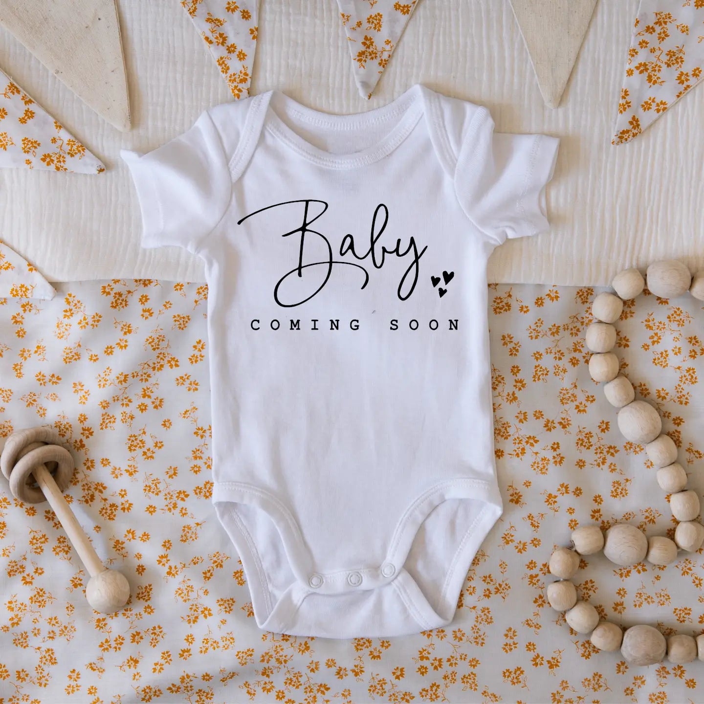 Baby Coming Soon Pregnancy Announcement Onesie