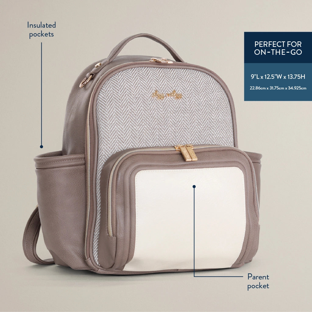 baby diaper bag backpack leather Itzy Ritzy Mini Plus Diaper Bag