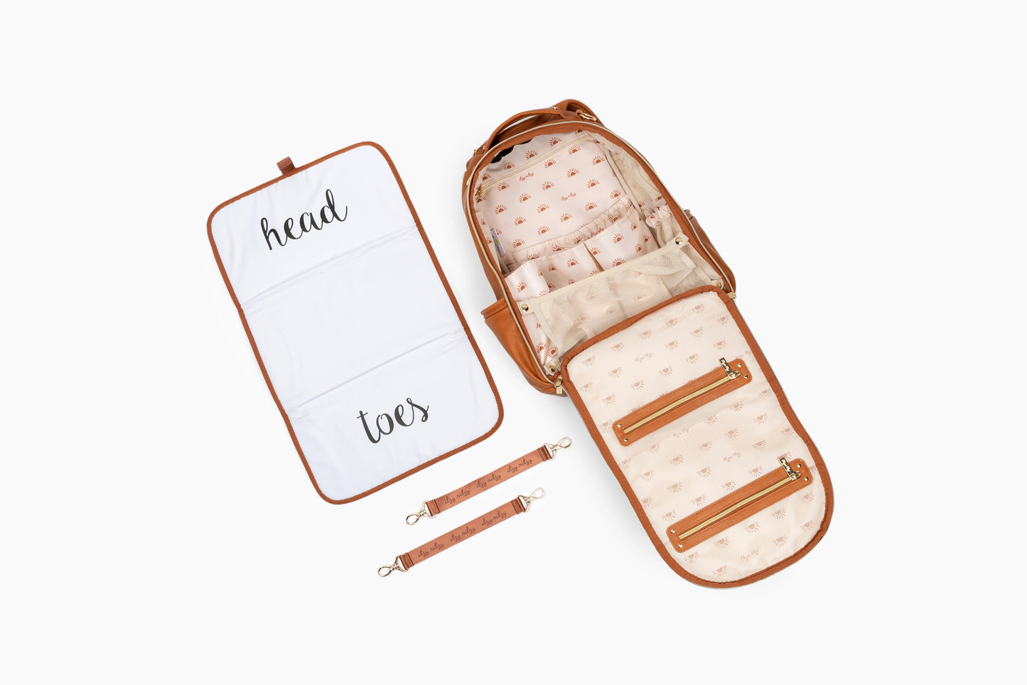 Itzy Ritzy Cognac Boss Bag Plus