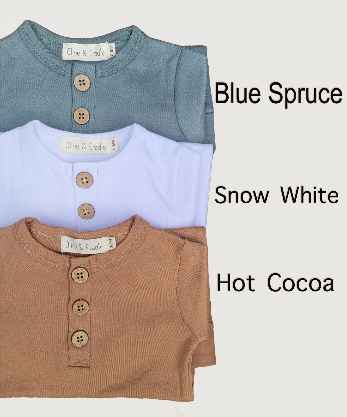 One Piece Cotton Romper Blue Spruce