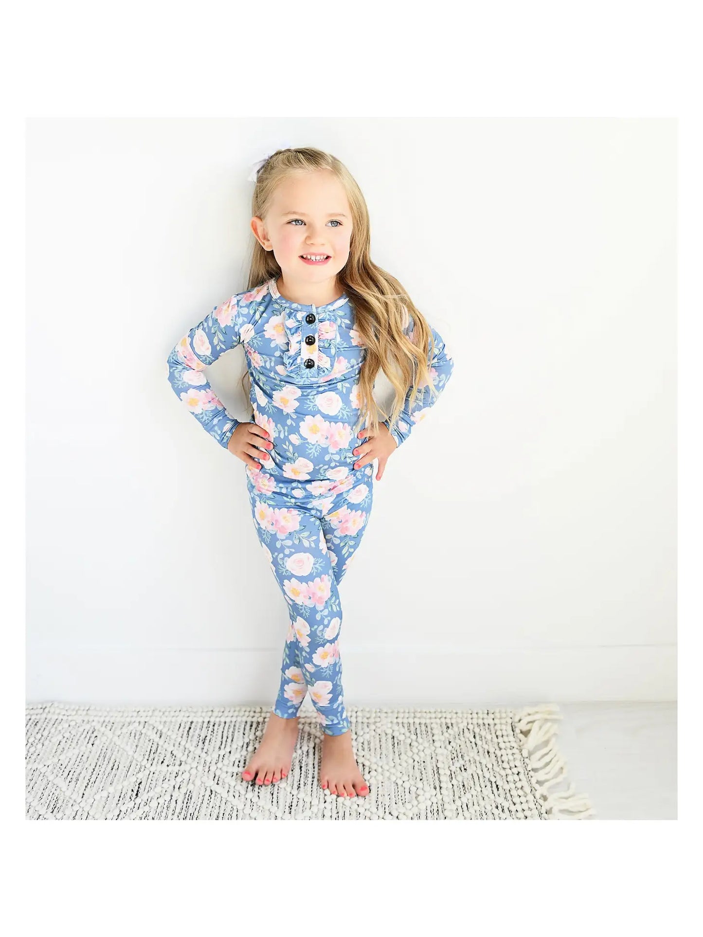 Kathryn Ruffle 2 Piece Pajamas