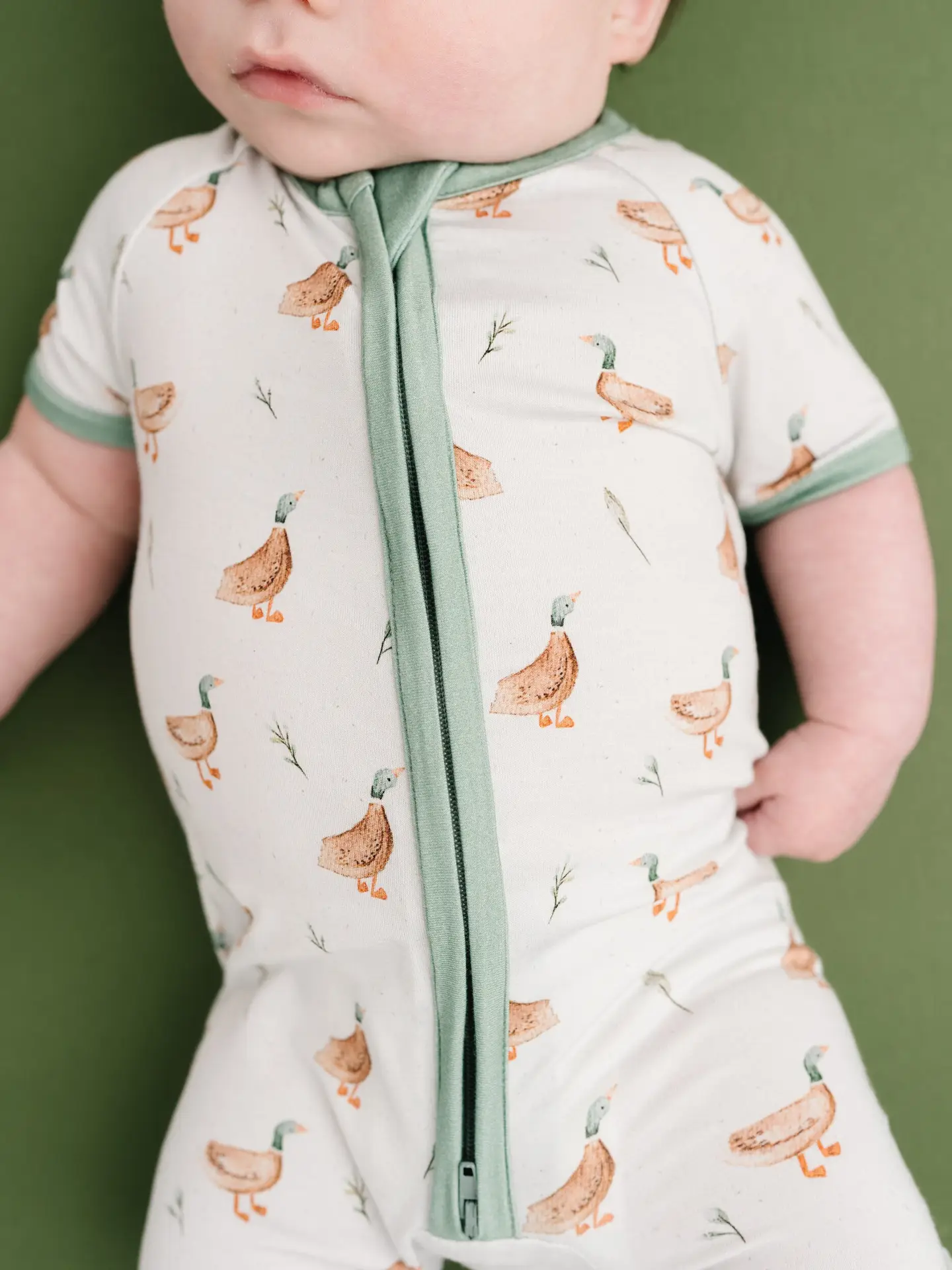 Puddle Ducks Bamboo Short Romper
