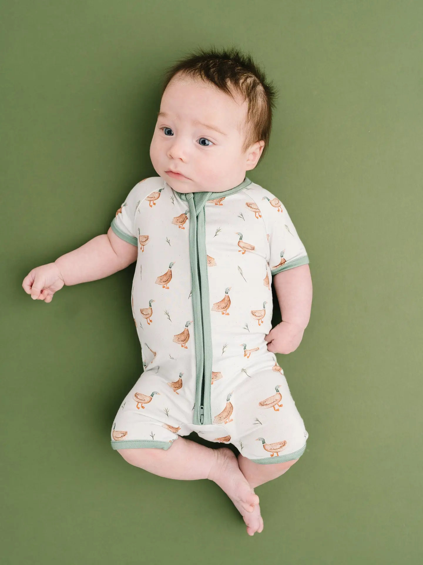 Puddle Ducks Bamboo Short Romper