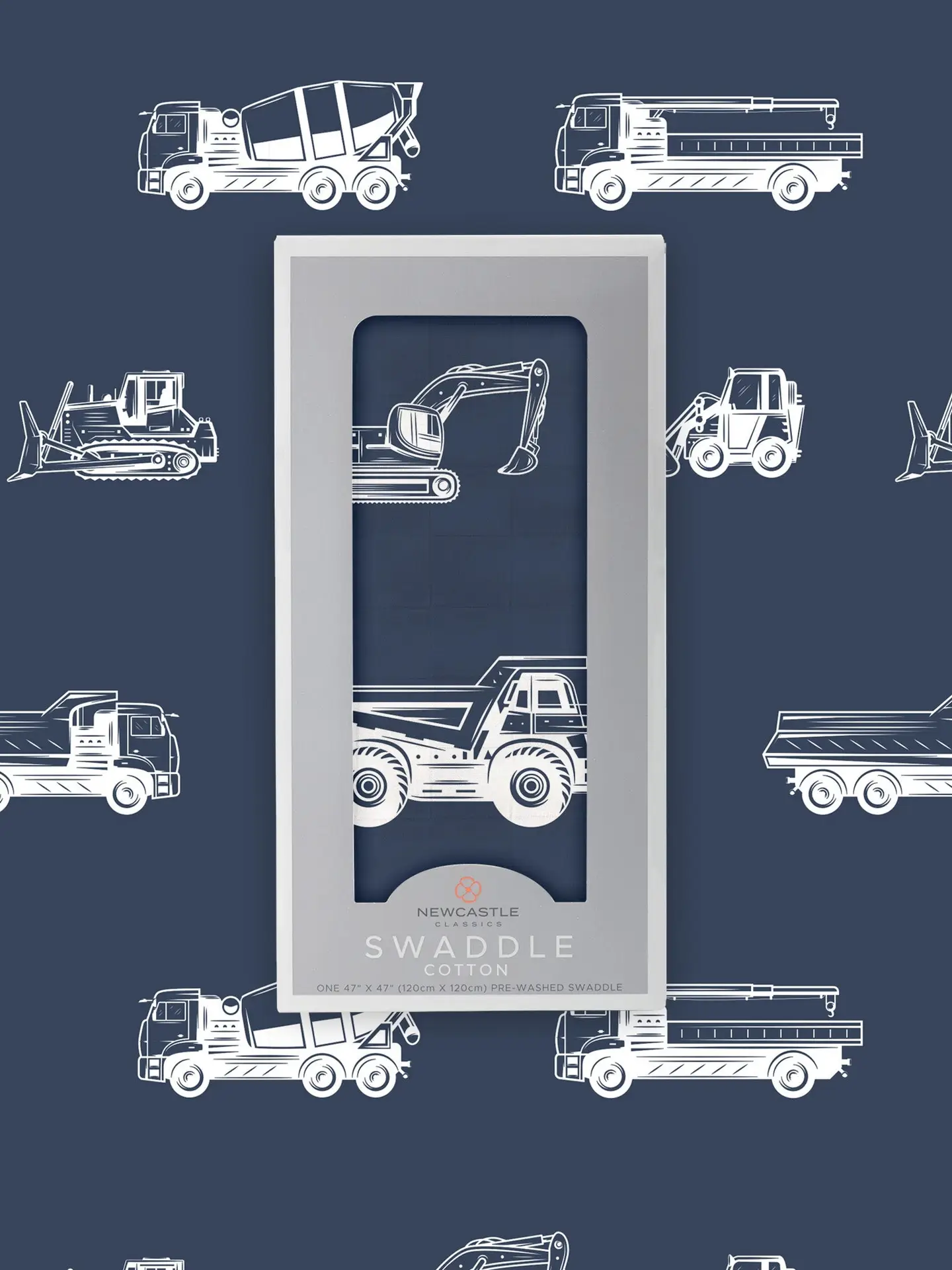 Dump Trucks & Diggers Swaddle