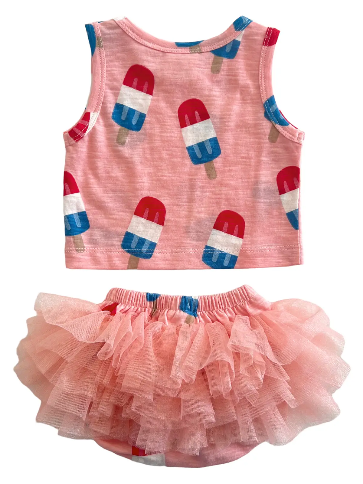 Pink Popsicle Tutu Bloomer Set