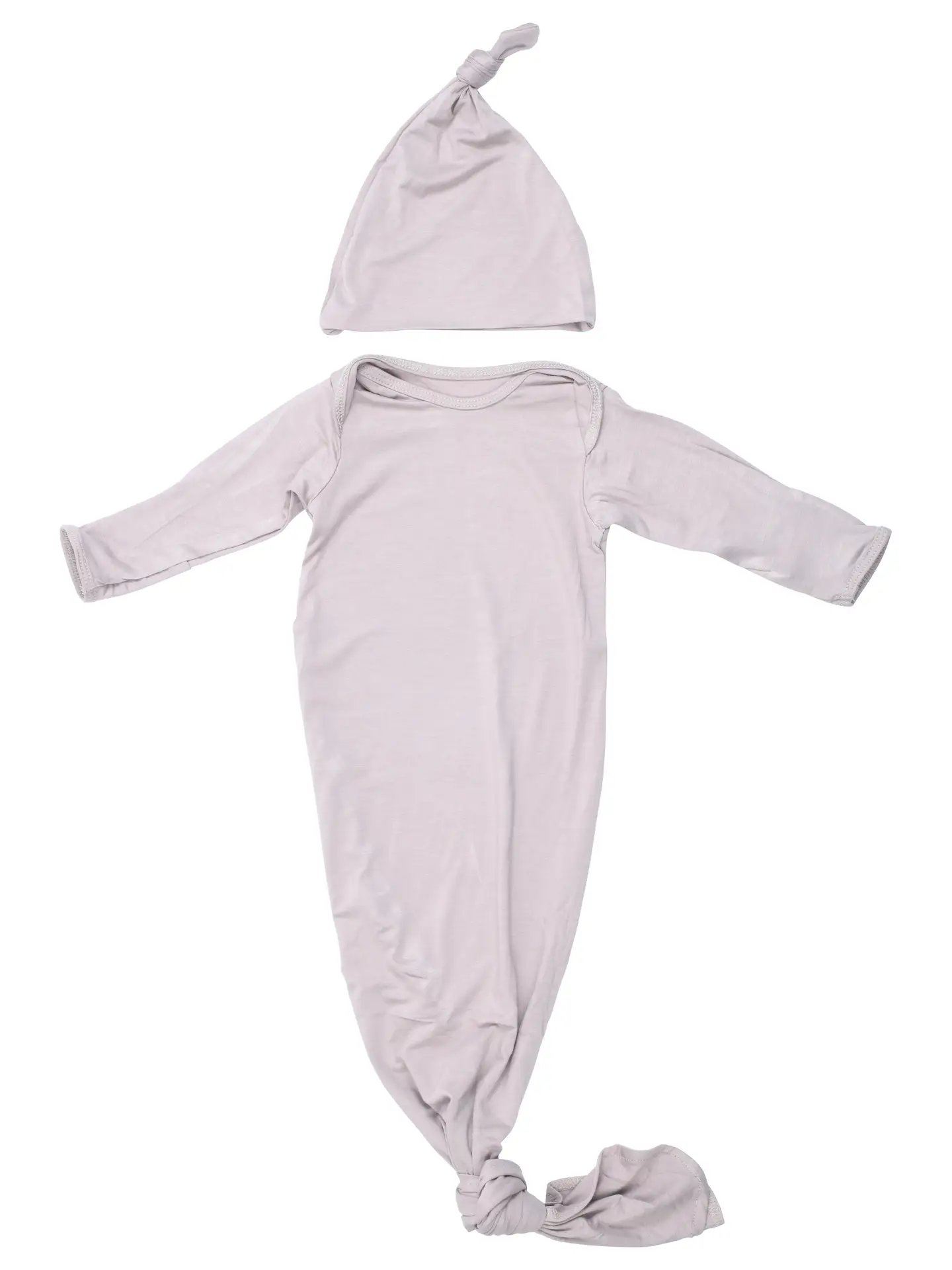 Harbor Mist Knotted Gown with Hat or Bow
