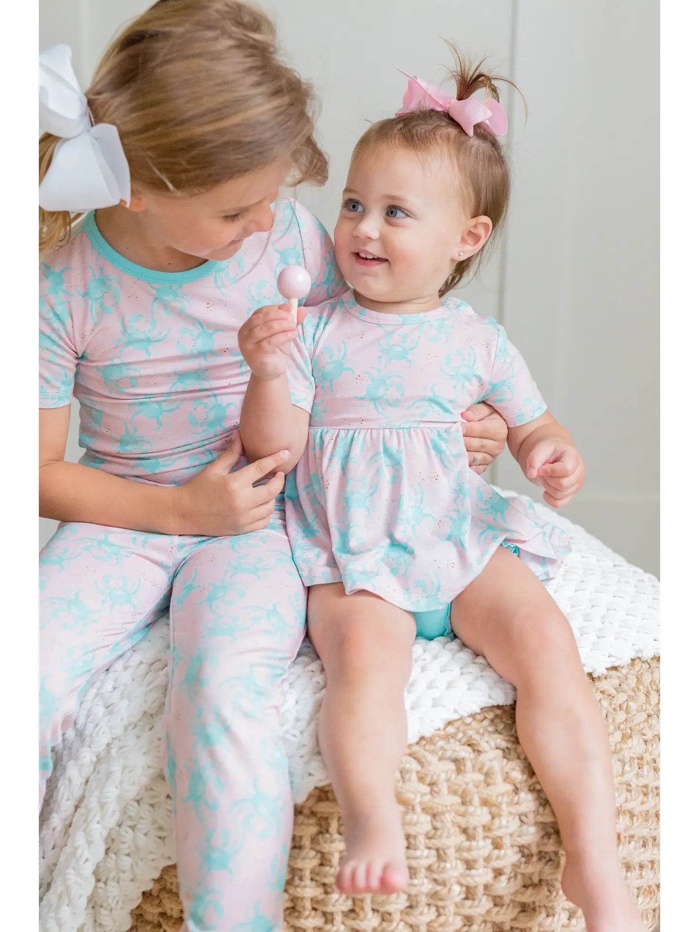 Pink & Blue Crab Set