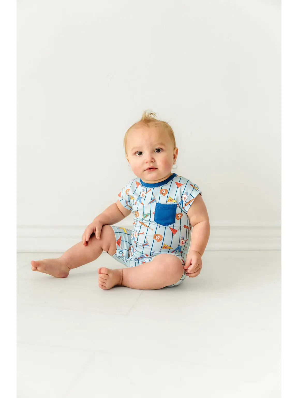 Batter Up Short Romper