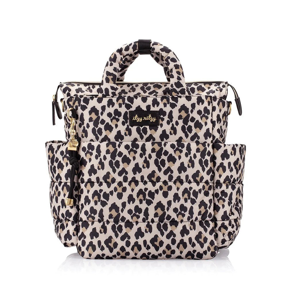 Itzy Ritzy Dream Convertible Leopard Diaper Bag